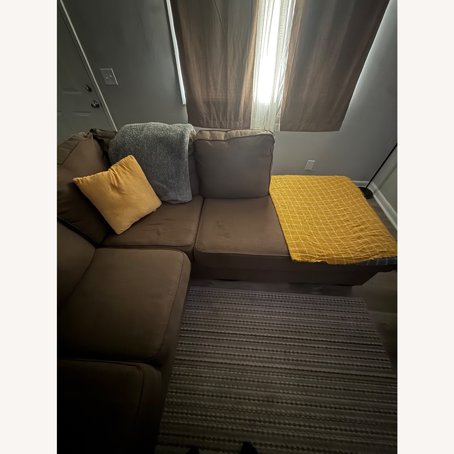 Vintage Tan Sectional - image-2