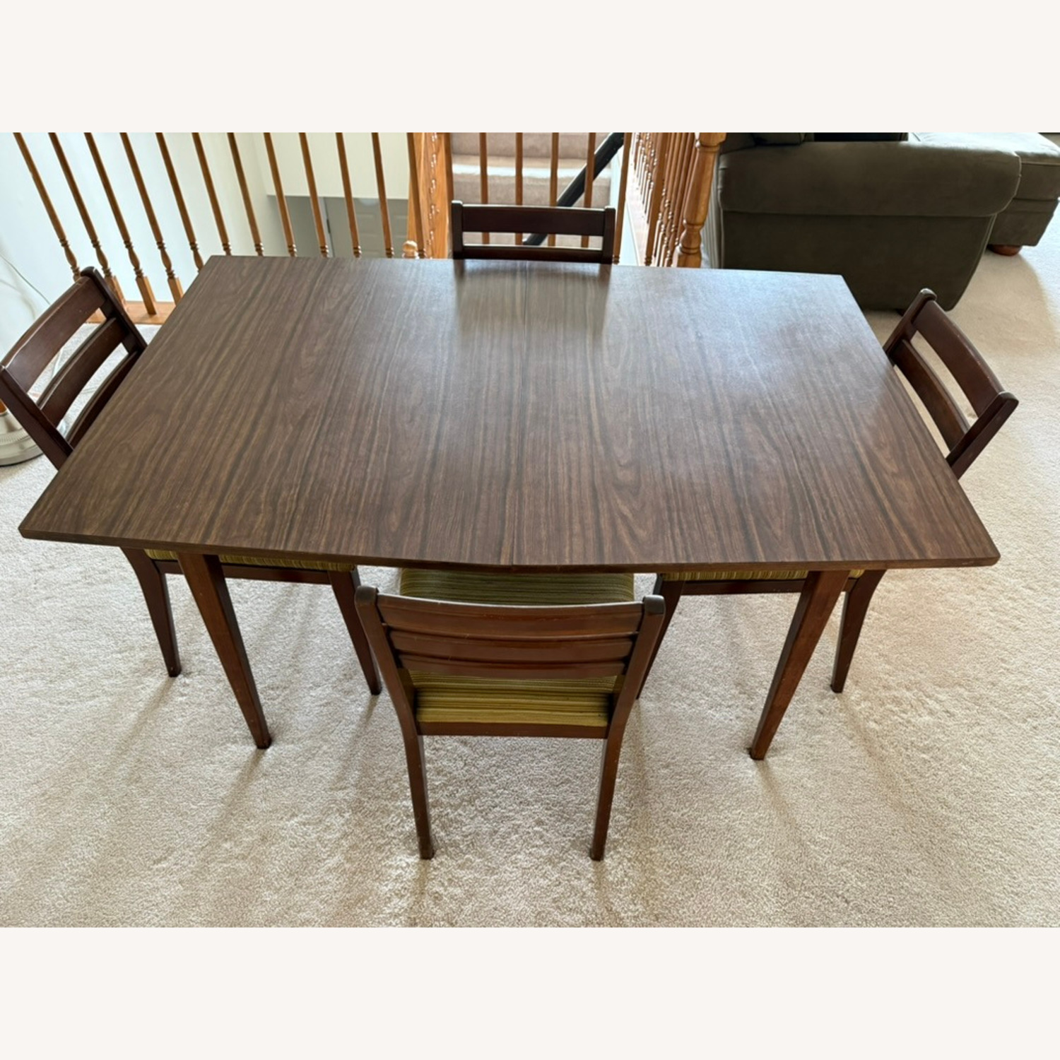 Mid Century Modern Dining Table and Chairs - image-3