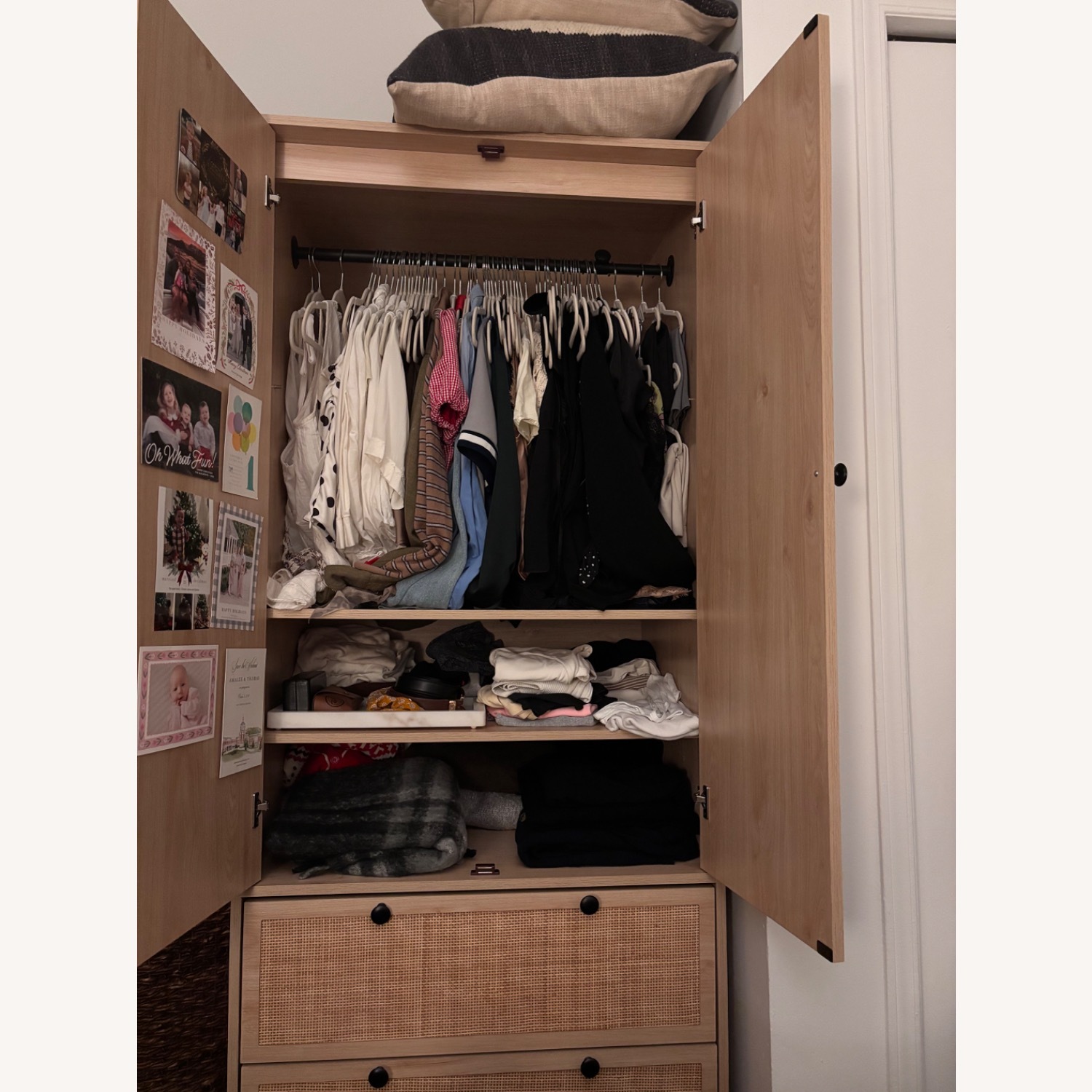 Yechen Natural Rattan Armoire - image-2