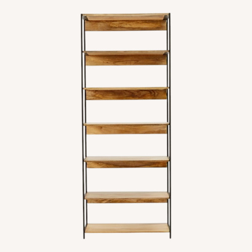 Used West Elm Industrial Solid Wood Modular Bookshelf (33") for sale on AptDeco