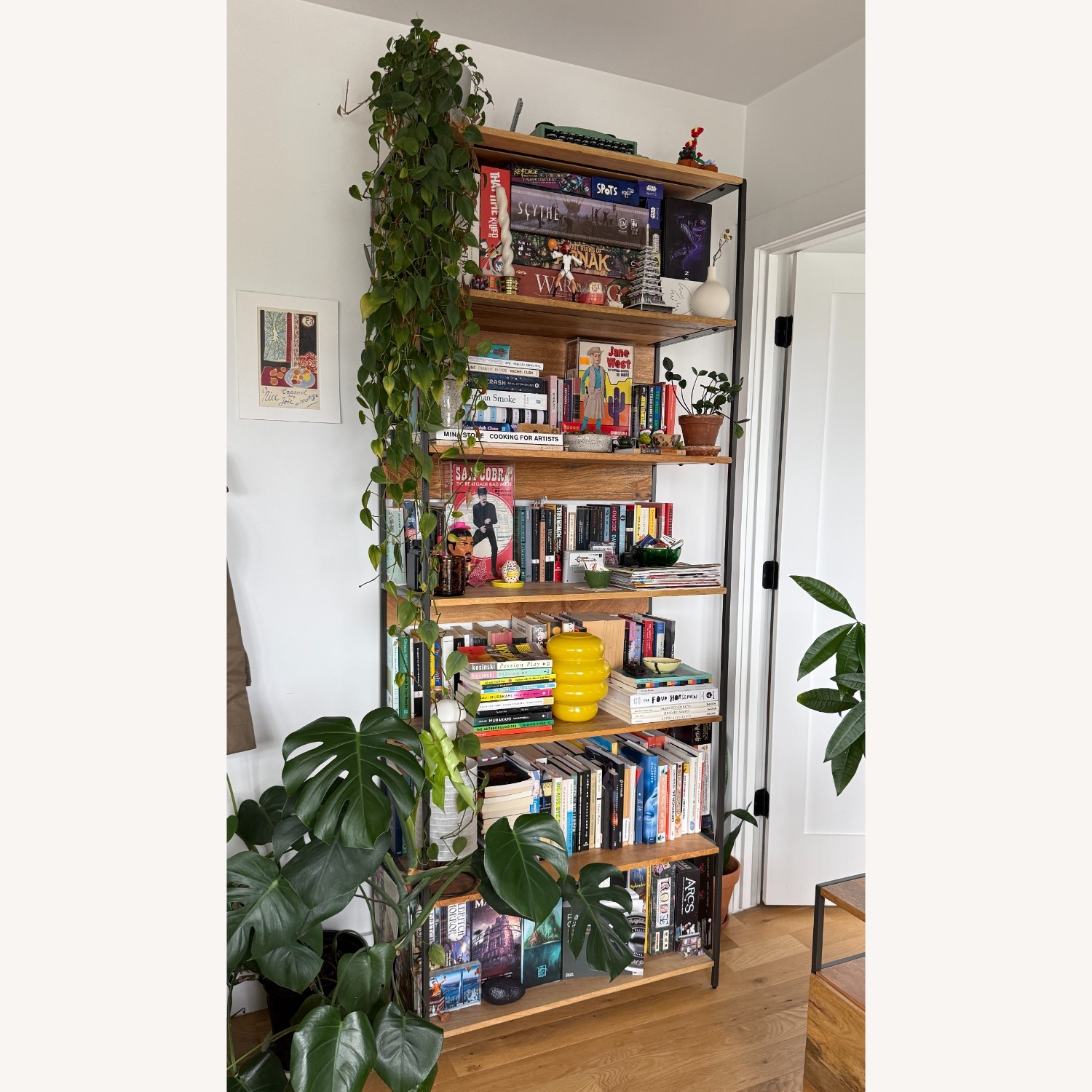 West Elm Industrial Solid Wood Modular Bookshelf (33") - image-2