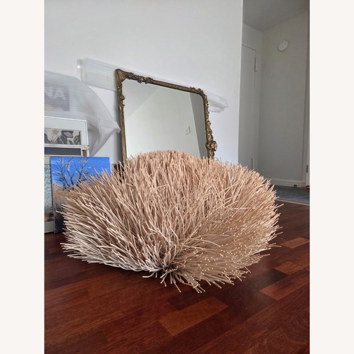 Used Unique Bamboo Urchin Lamp Shade for sale on AptDeco