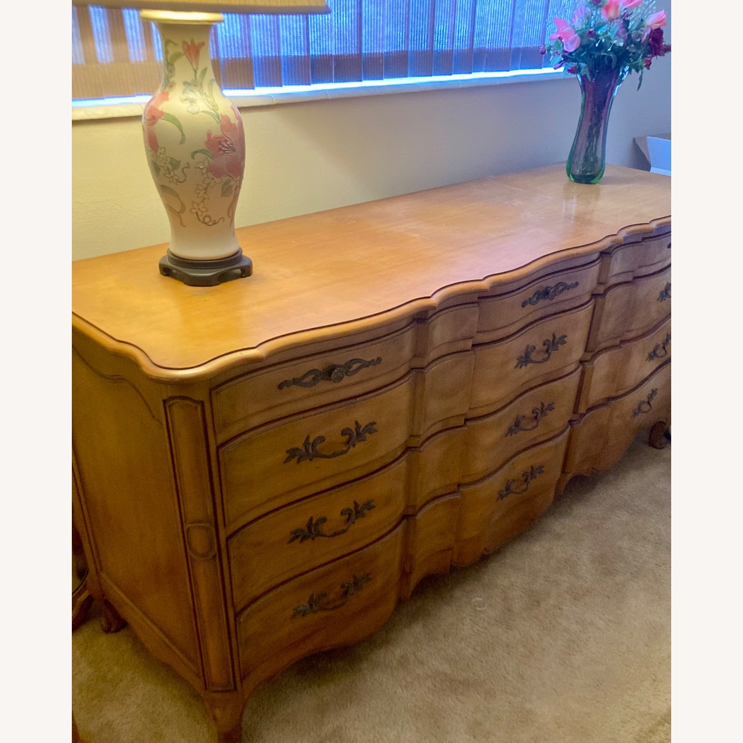 French Provincial 12-door Dresser - image-3
