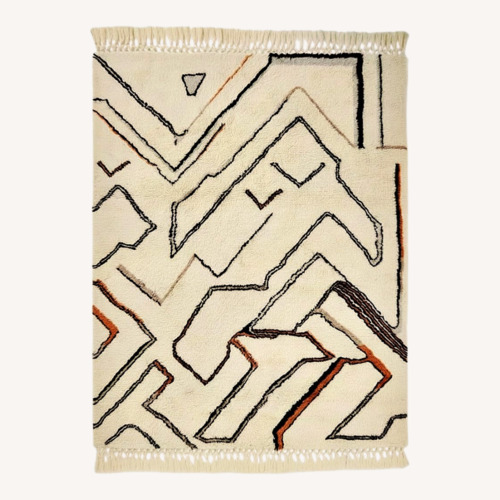 Used West Elm Wanderer Shag Wool Rug 8 x 10 for sale on AptDeco