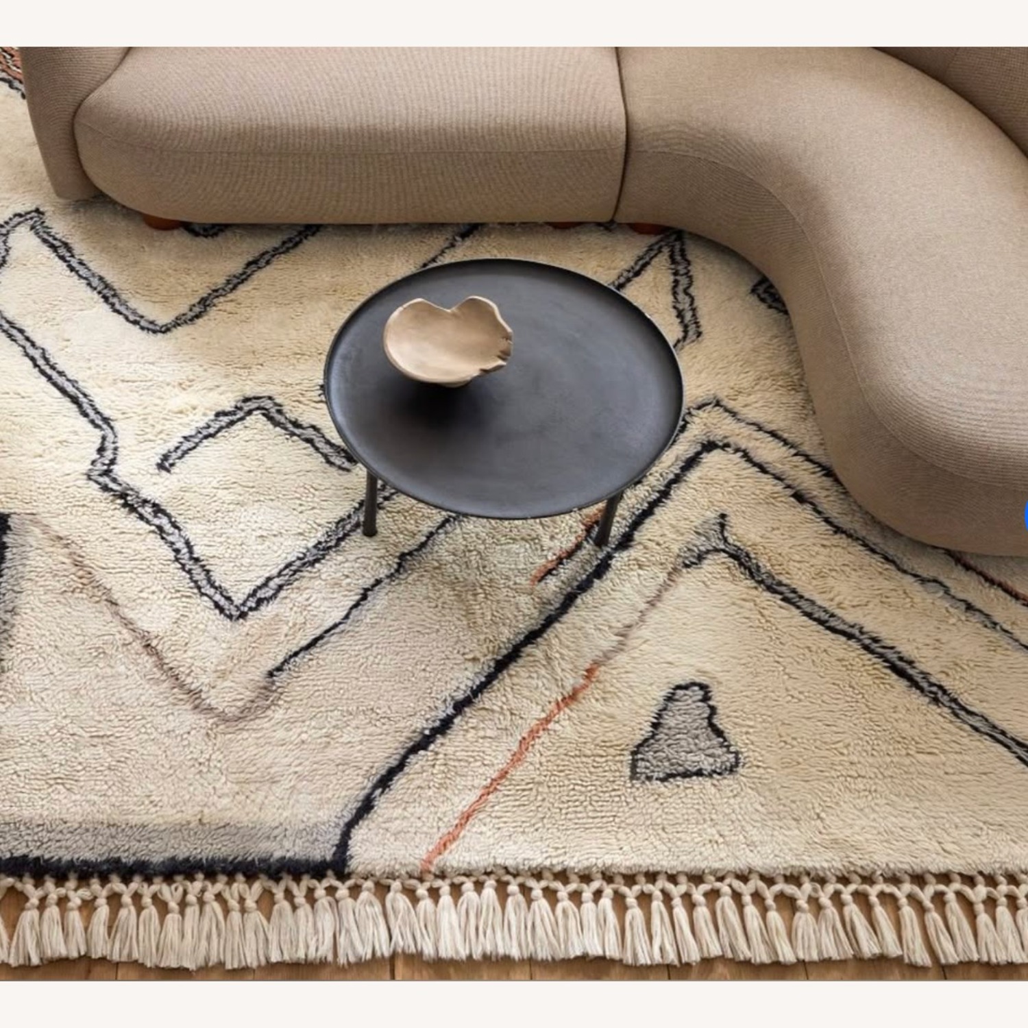 West Elm Wanderer Shag Wool Rug 8 x 10 - image-2