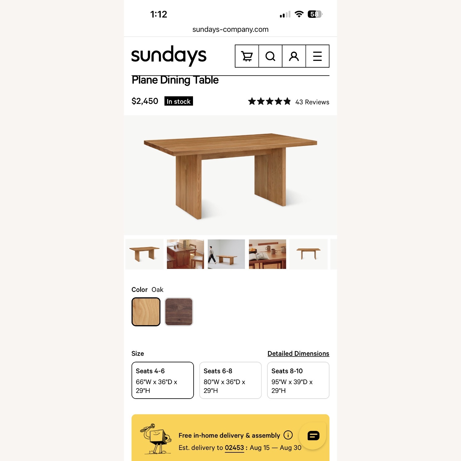 Sundays Furniture Dining Set - image-3