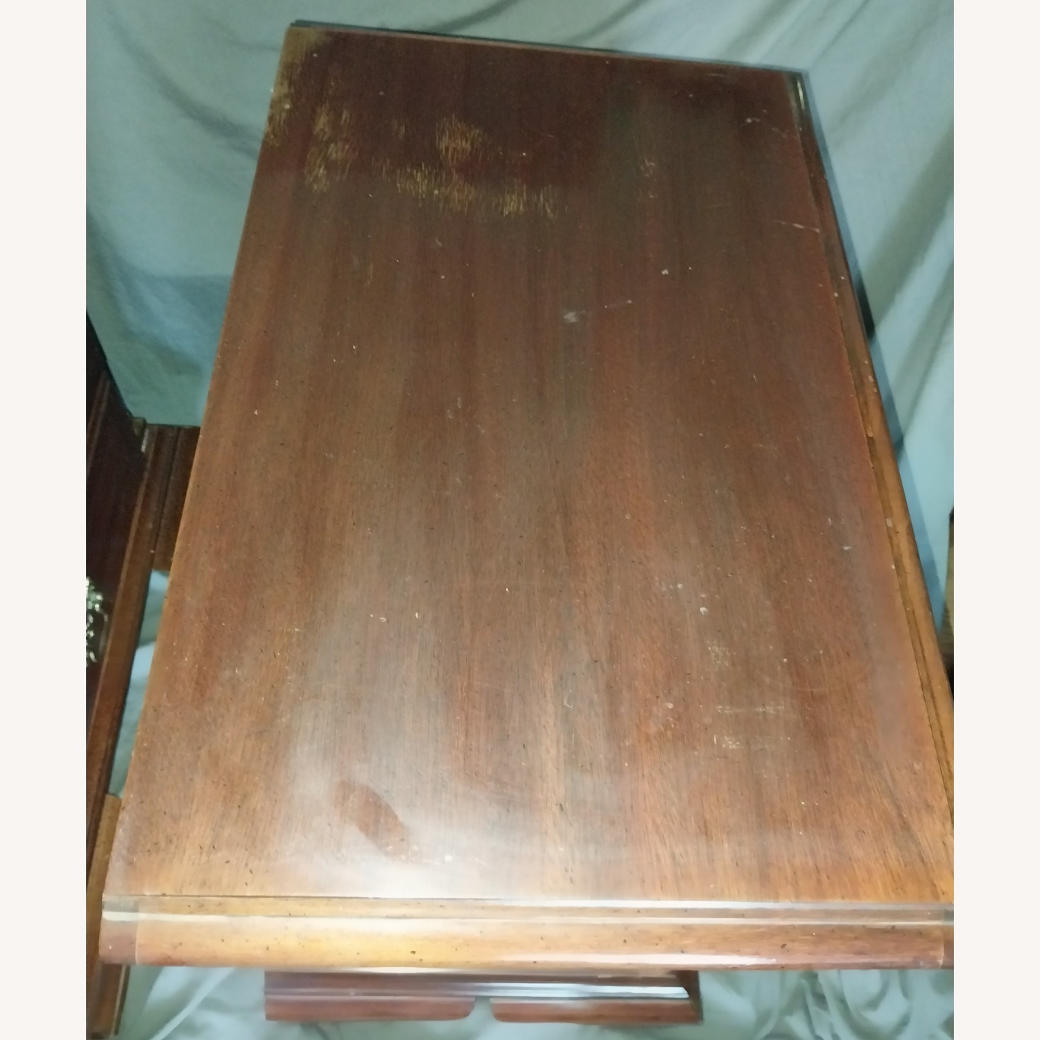 American Drew Dark Brown Wood Nightstand - image-4