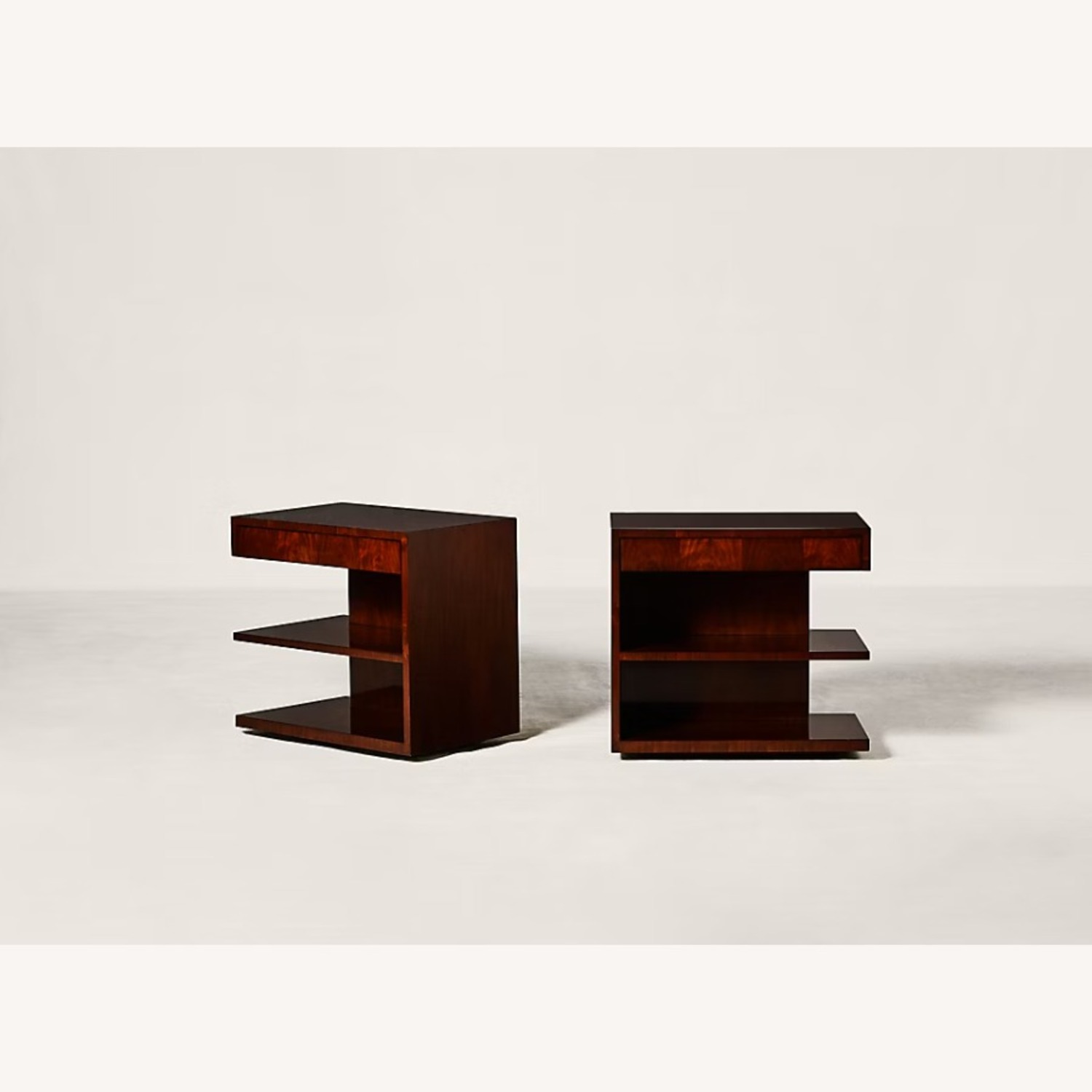 Ralph Lauren Dark Brown Wood Side Table - image-1