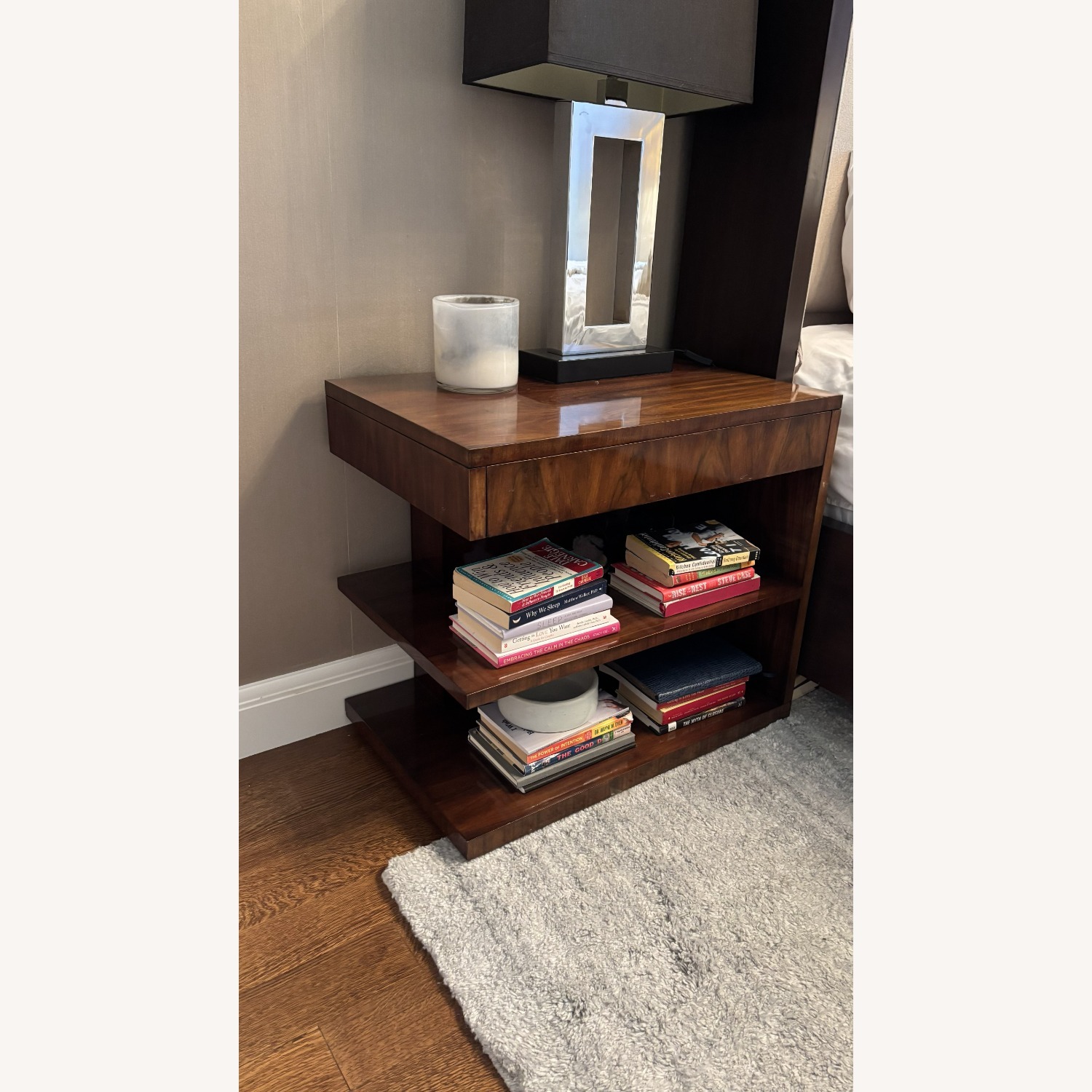 Ralph Lauren Dark Brown Wood Side Table - image-2