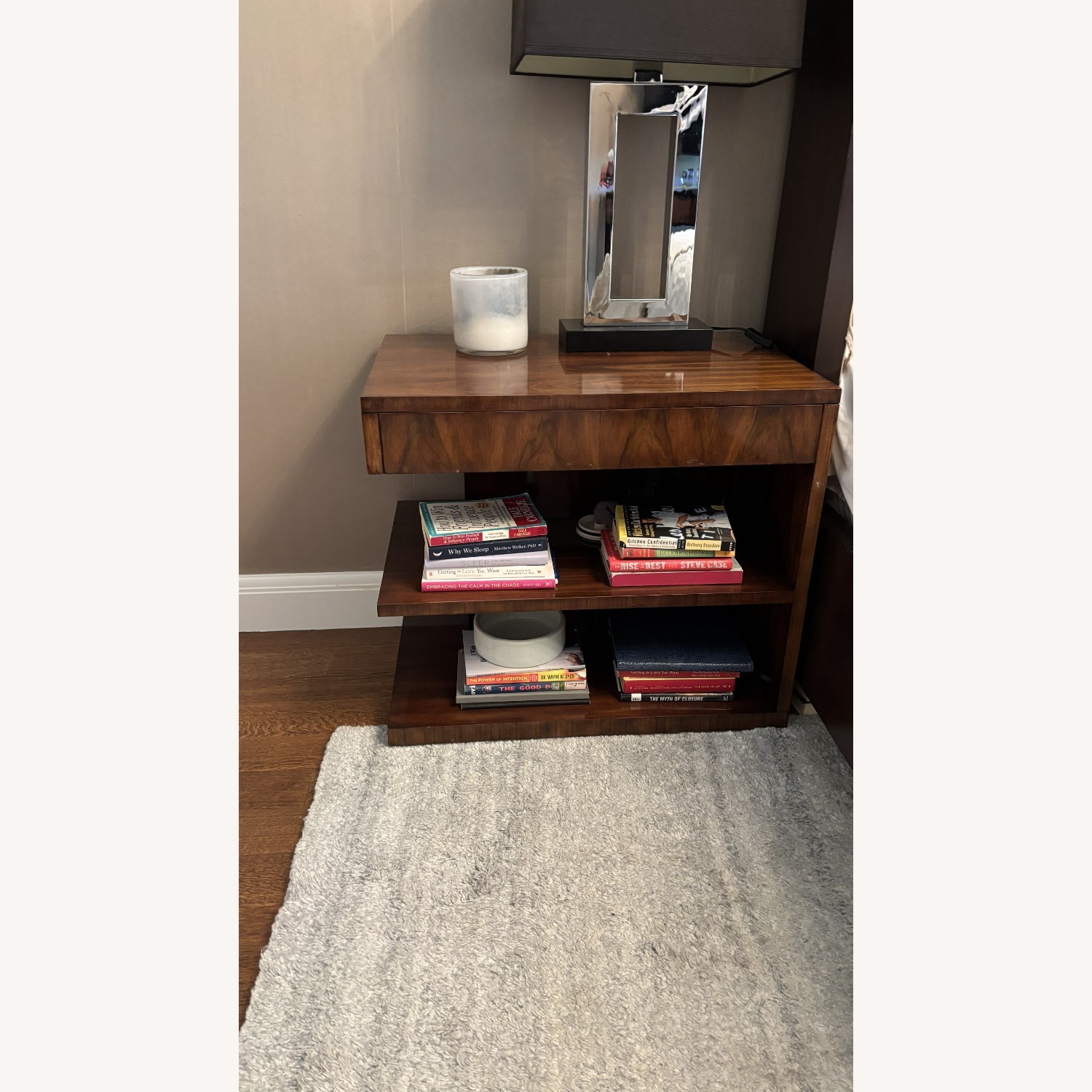 Ralph Lauren Dark Brown Wood Side Table - image-3