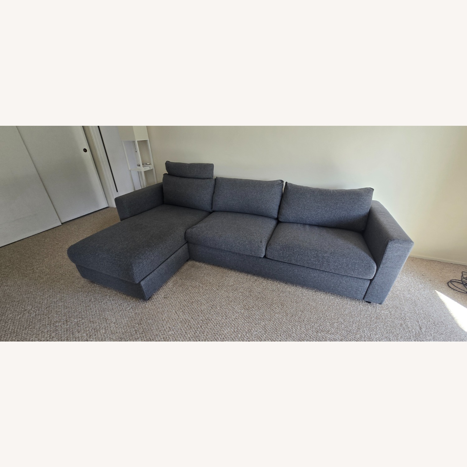 IKEA VIMLE Sleeper Sofa with Chair Section - image-1