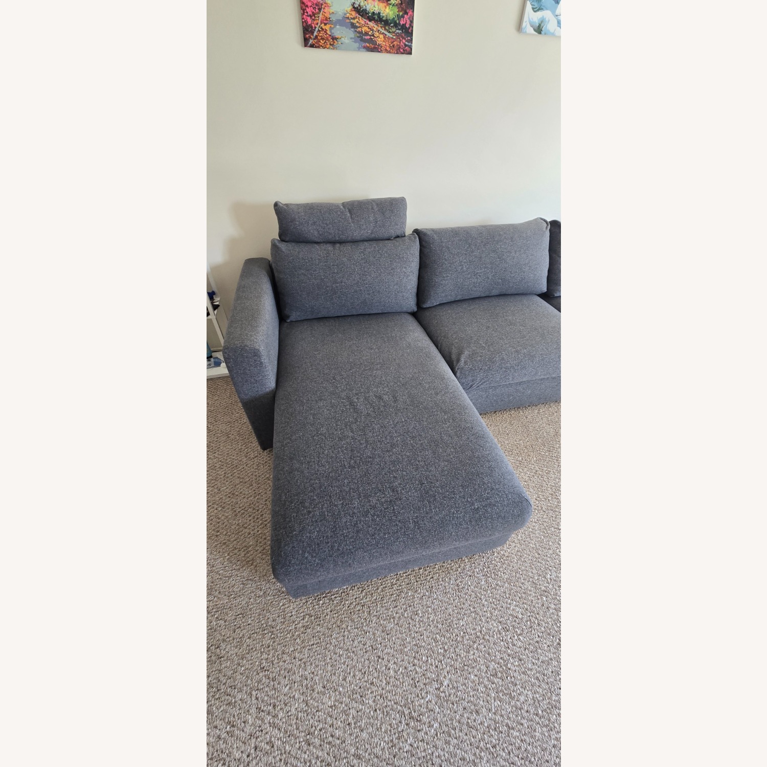 IKEA VIMLE Sleeper Sofa with Chair Section - image-8