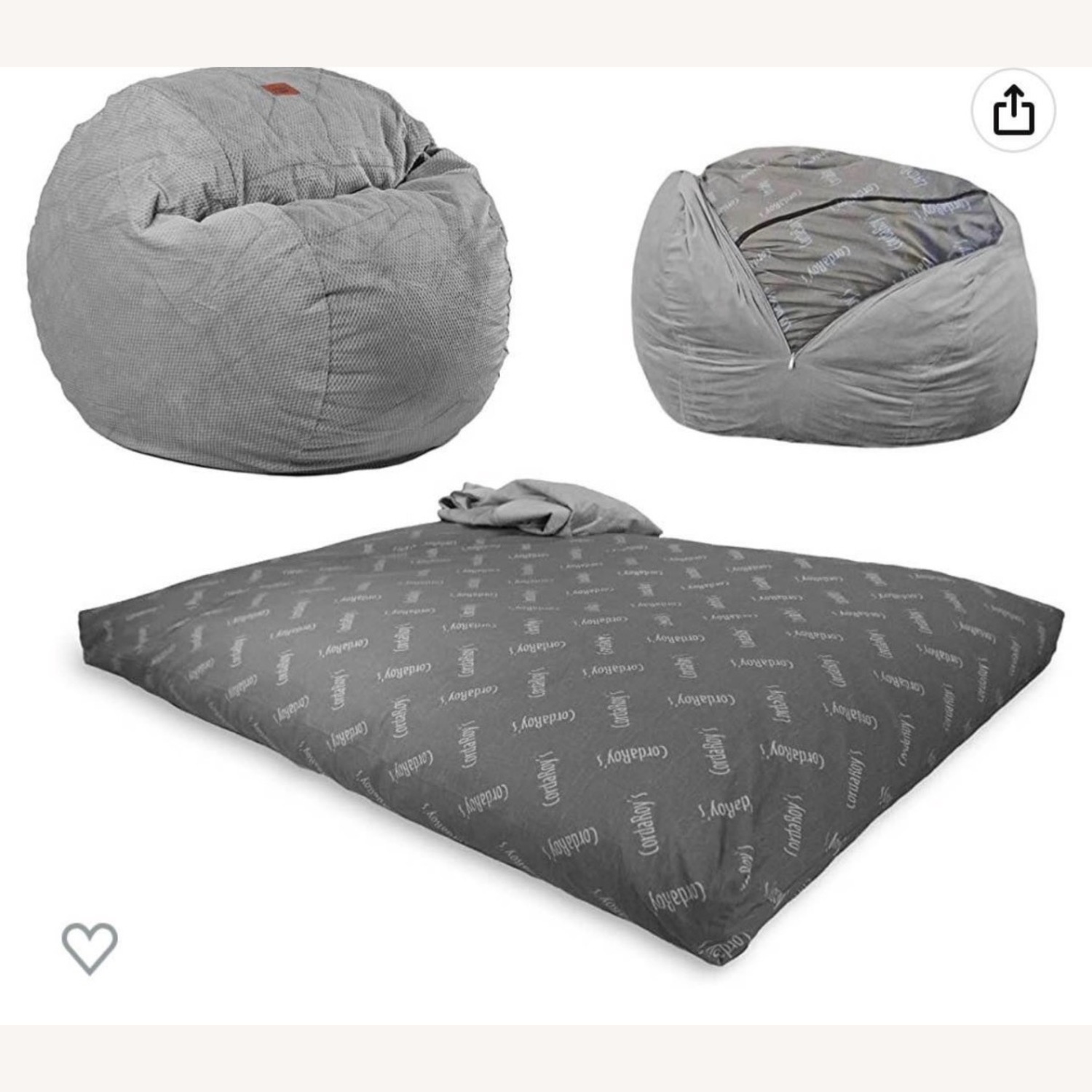 Corduroys Bean Bag - image-1