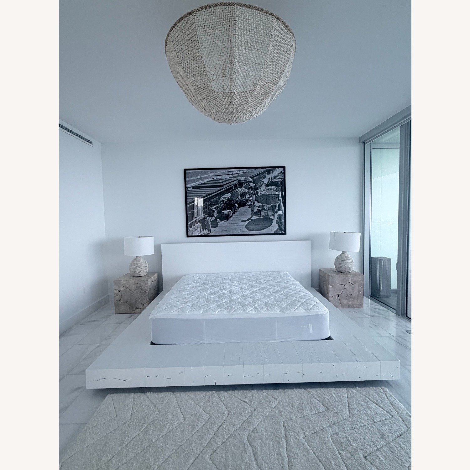 Restoration Hardware Aspen French Oak King Platform Bed - image-3