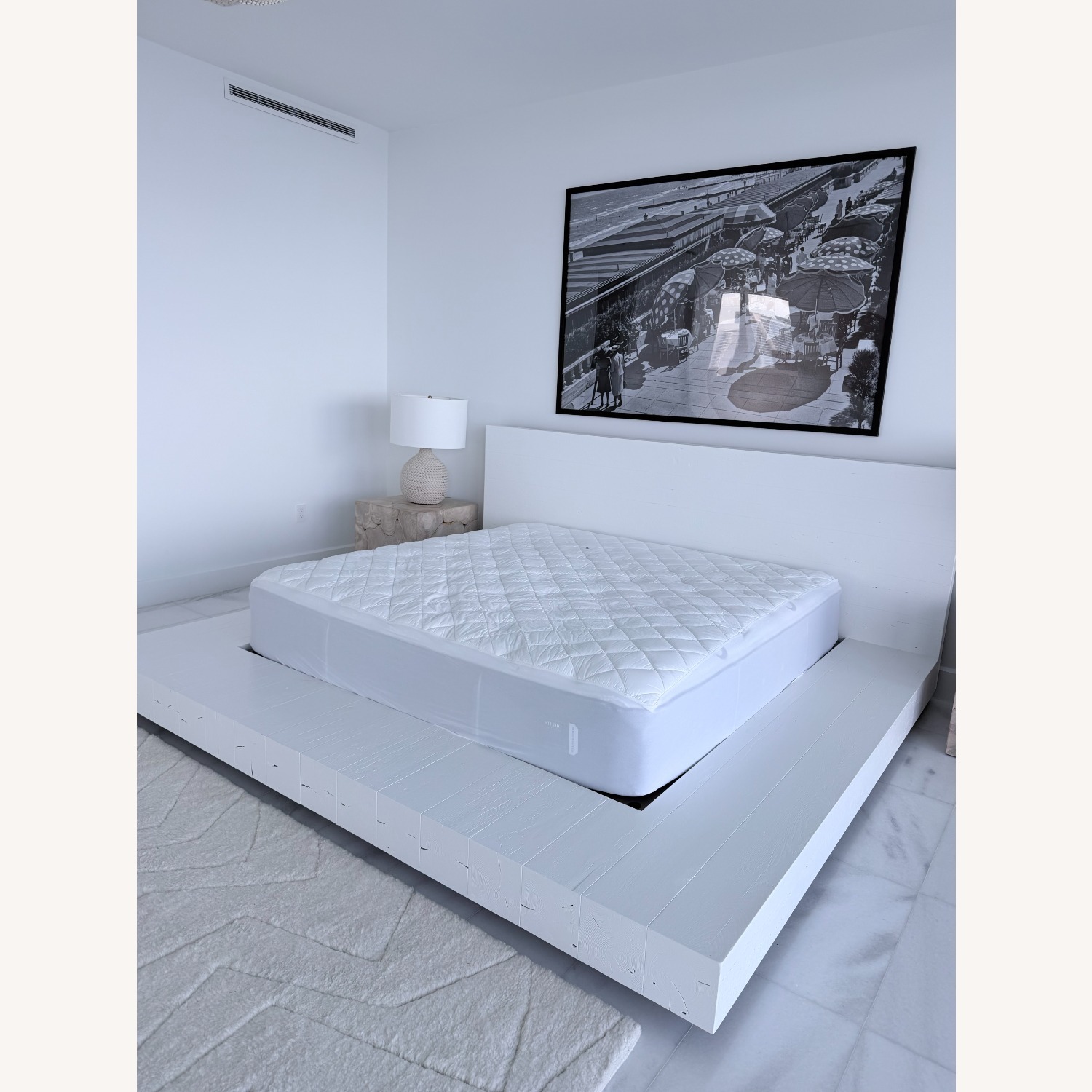 Restoration Hardware Aspen French Oak King Platform Bed - image-1