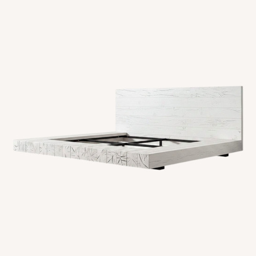 Used Restoration Hardware Aspen French Oak King Platform Bed for sale on AptDeco