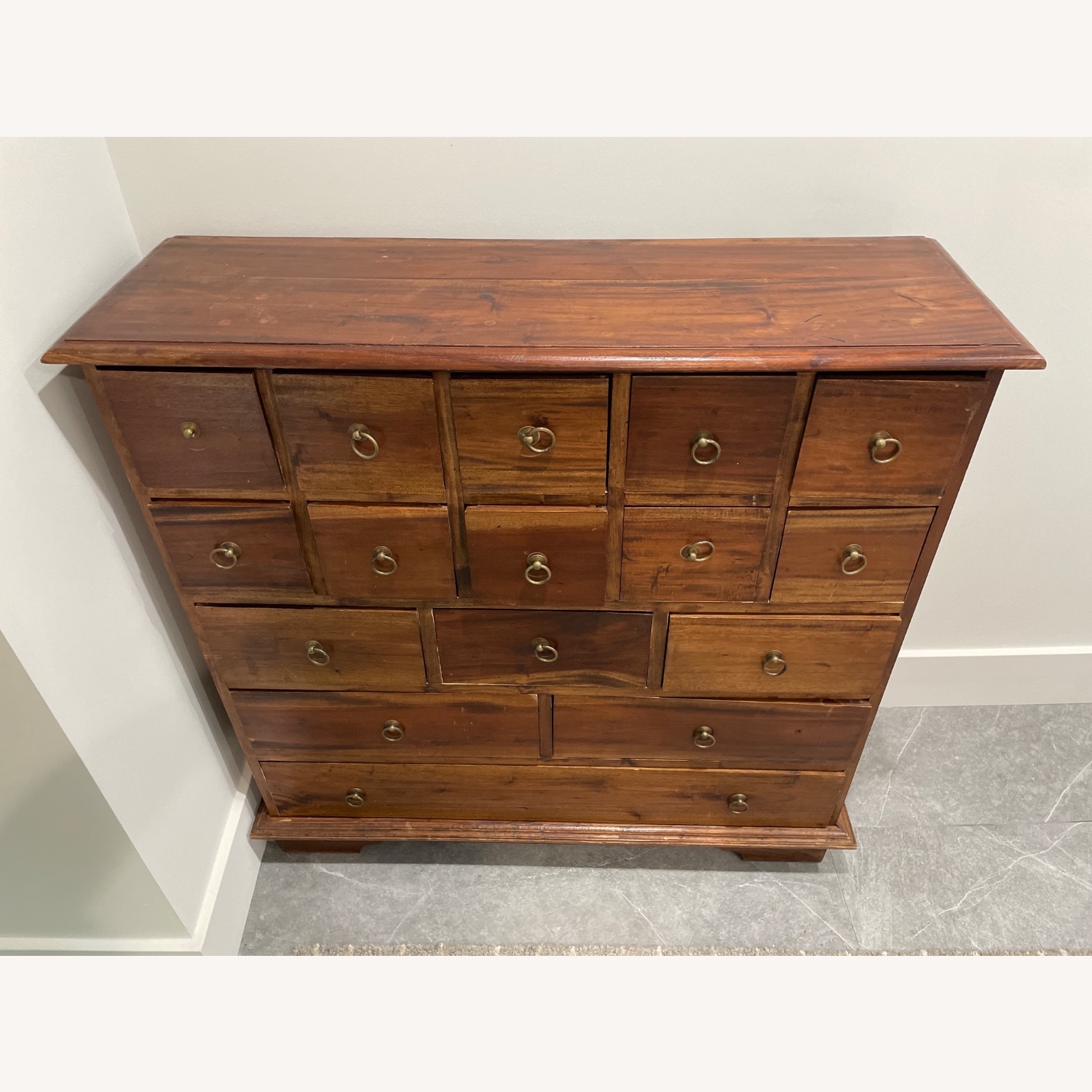 Vintage/Antique Finds Dark Brown Wood Chest - image-2