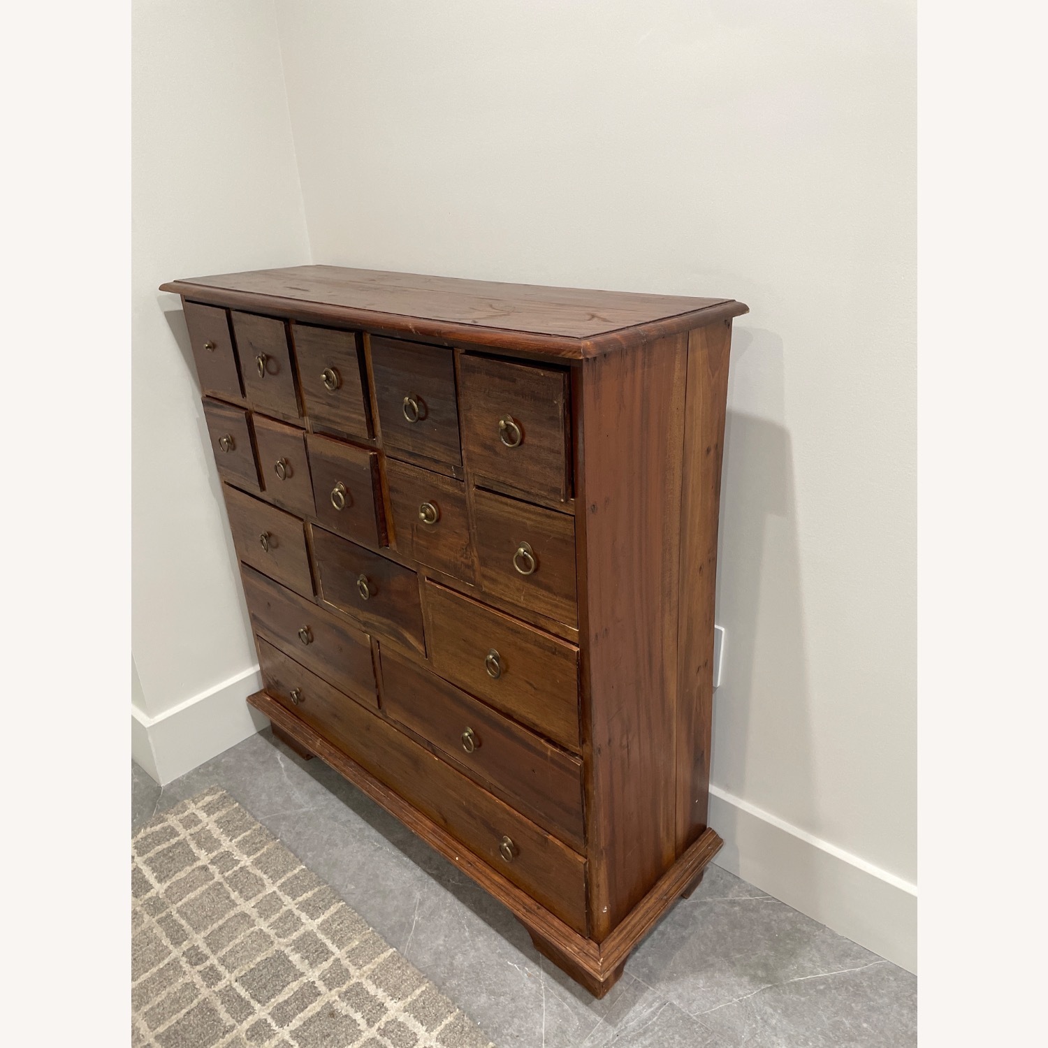 Vintage/Antique Finds Dark Brown Wood Chest - image-3
