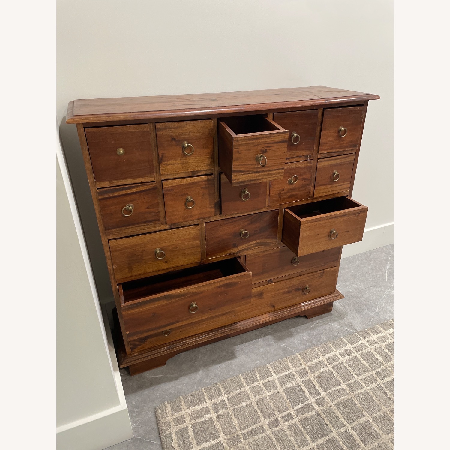 Vintage/Antique Finds Dark Brown Wood Chest - image-4