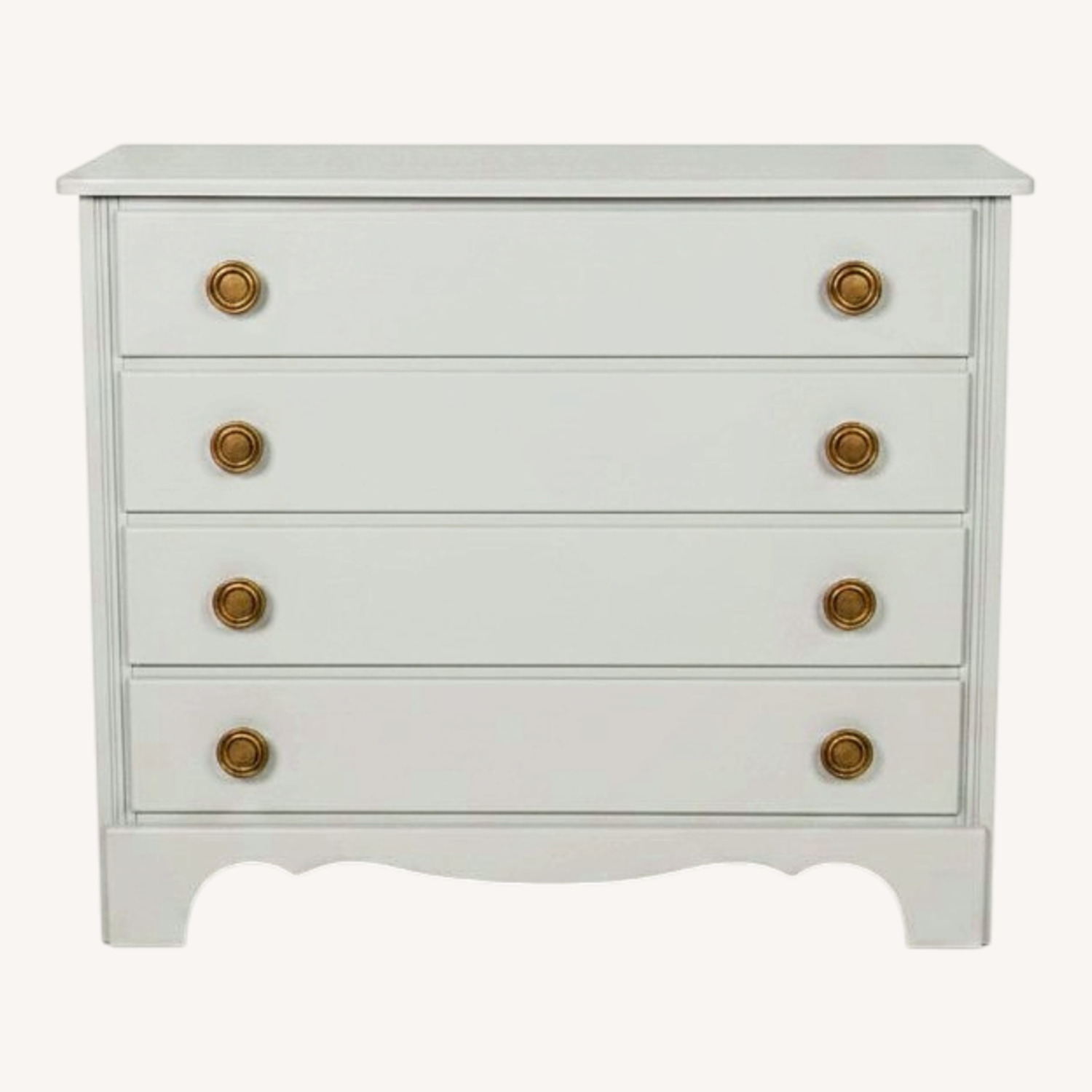 Vermont Furniture White Wood Dresser - image-0