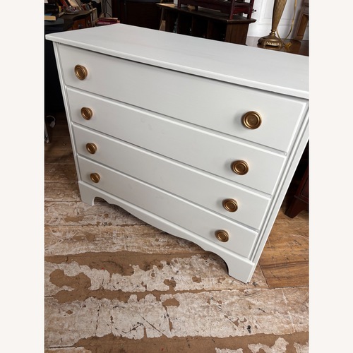Used Vermont Furniture White Wood Dresser for sale on AptDeco