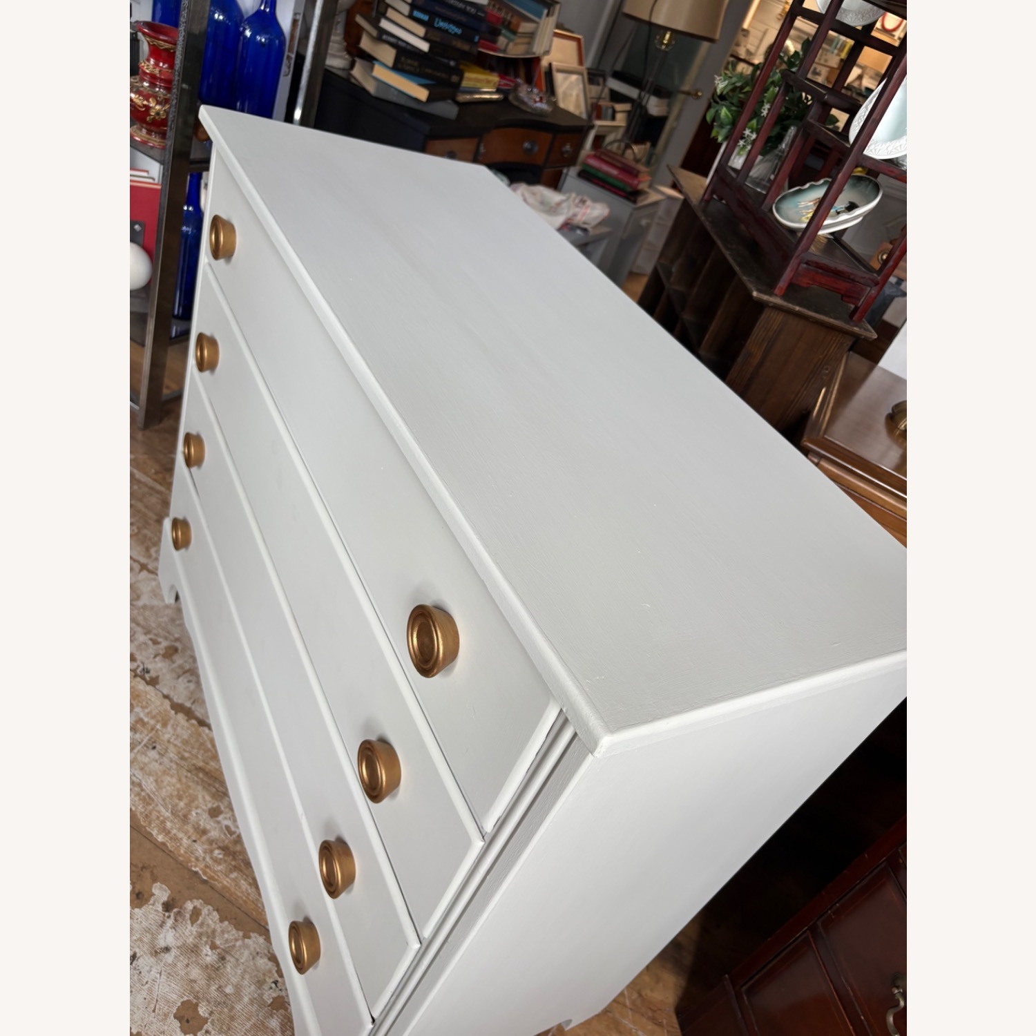 Vermont Furniture White Wood Dresser - image-7