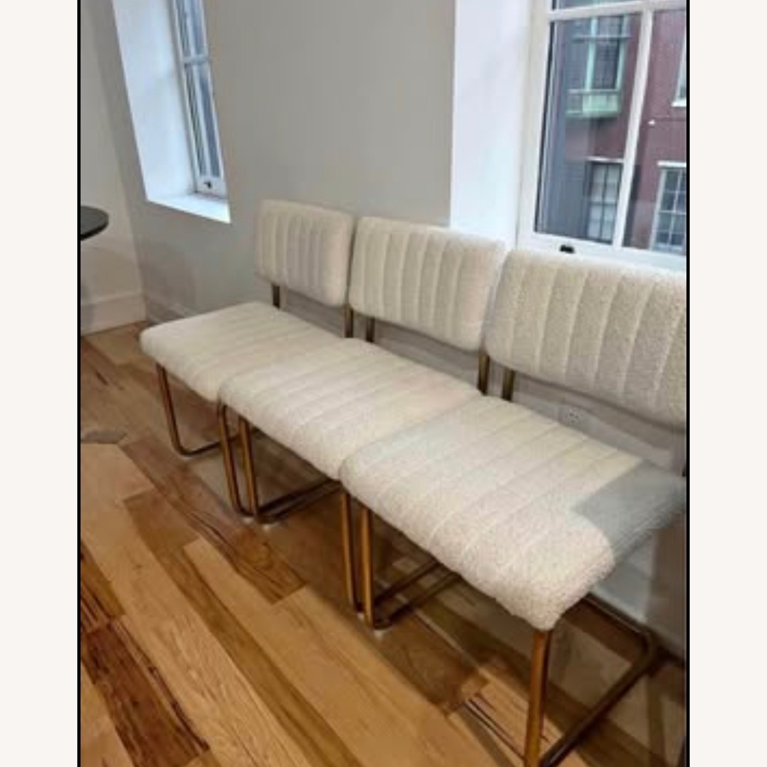 2 Boucle Dining Chairs - image-4