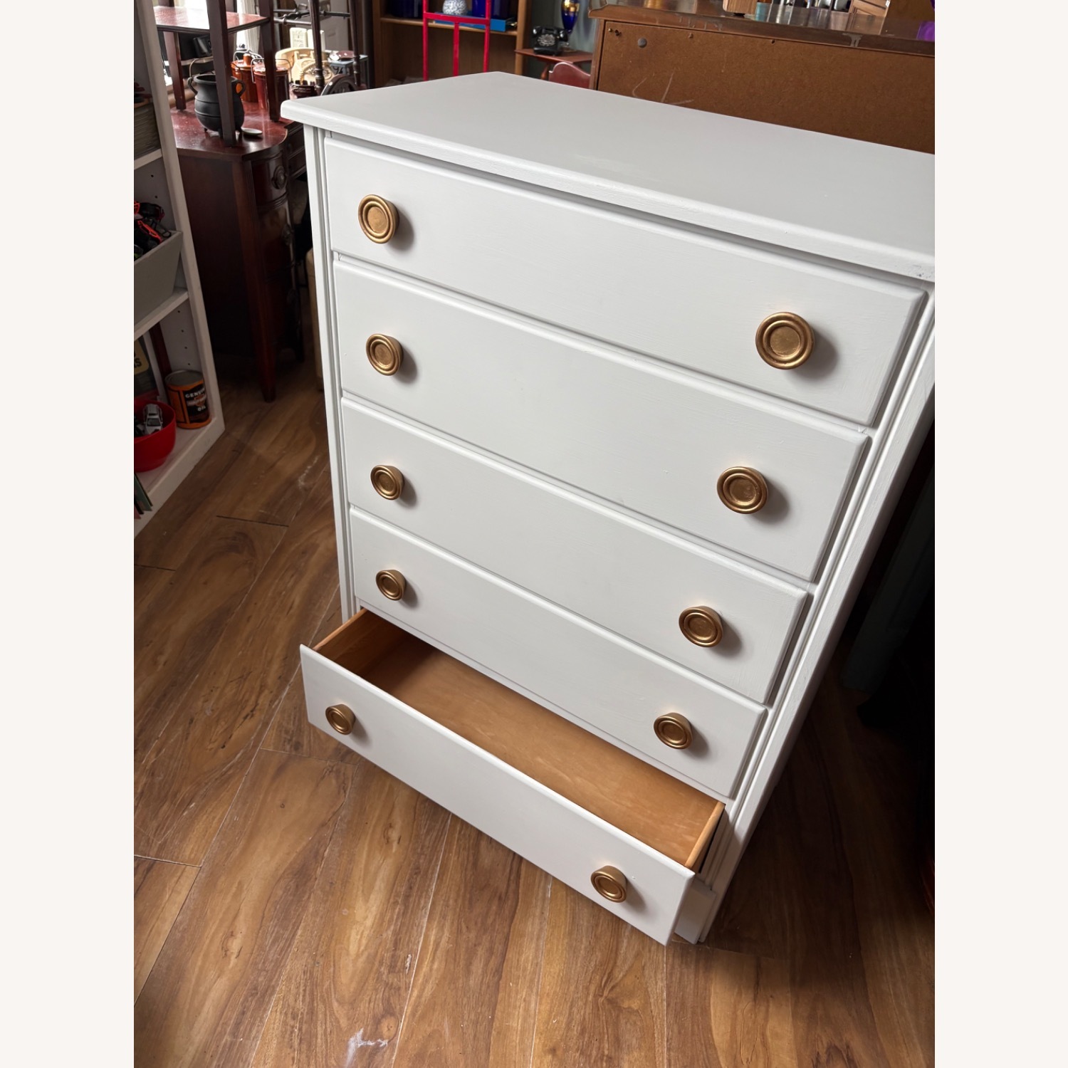Vermont Furniture White Wood Dresser - image-2
