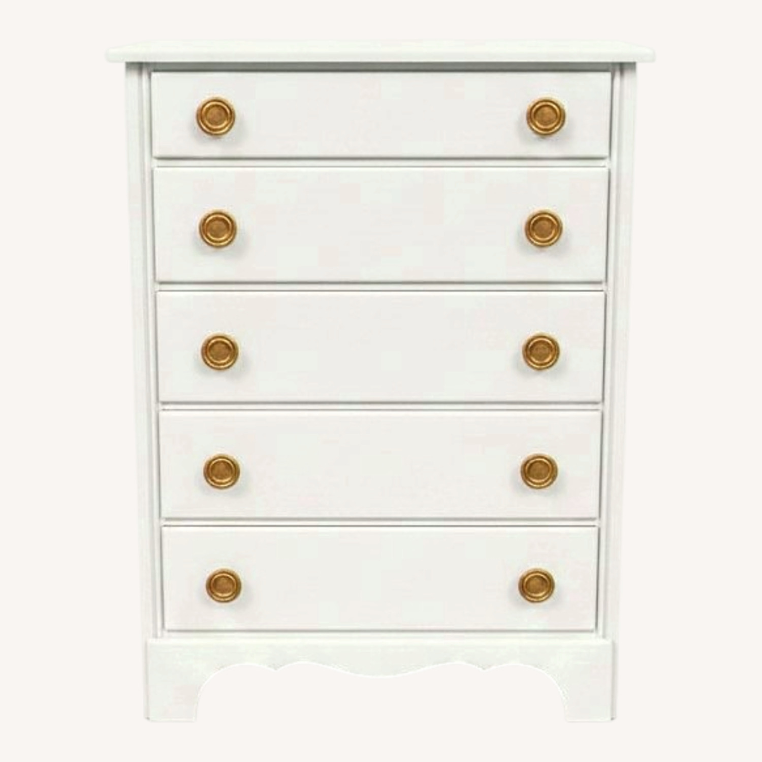 Vermont Furniture White Wood Dresser - image-0