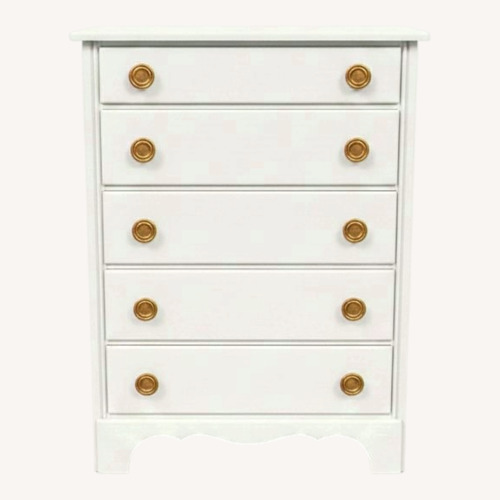 Used Vermont Furniture White Wood Dresser for sale on AptDeco