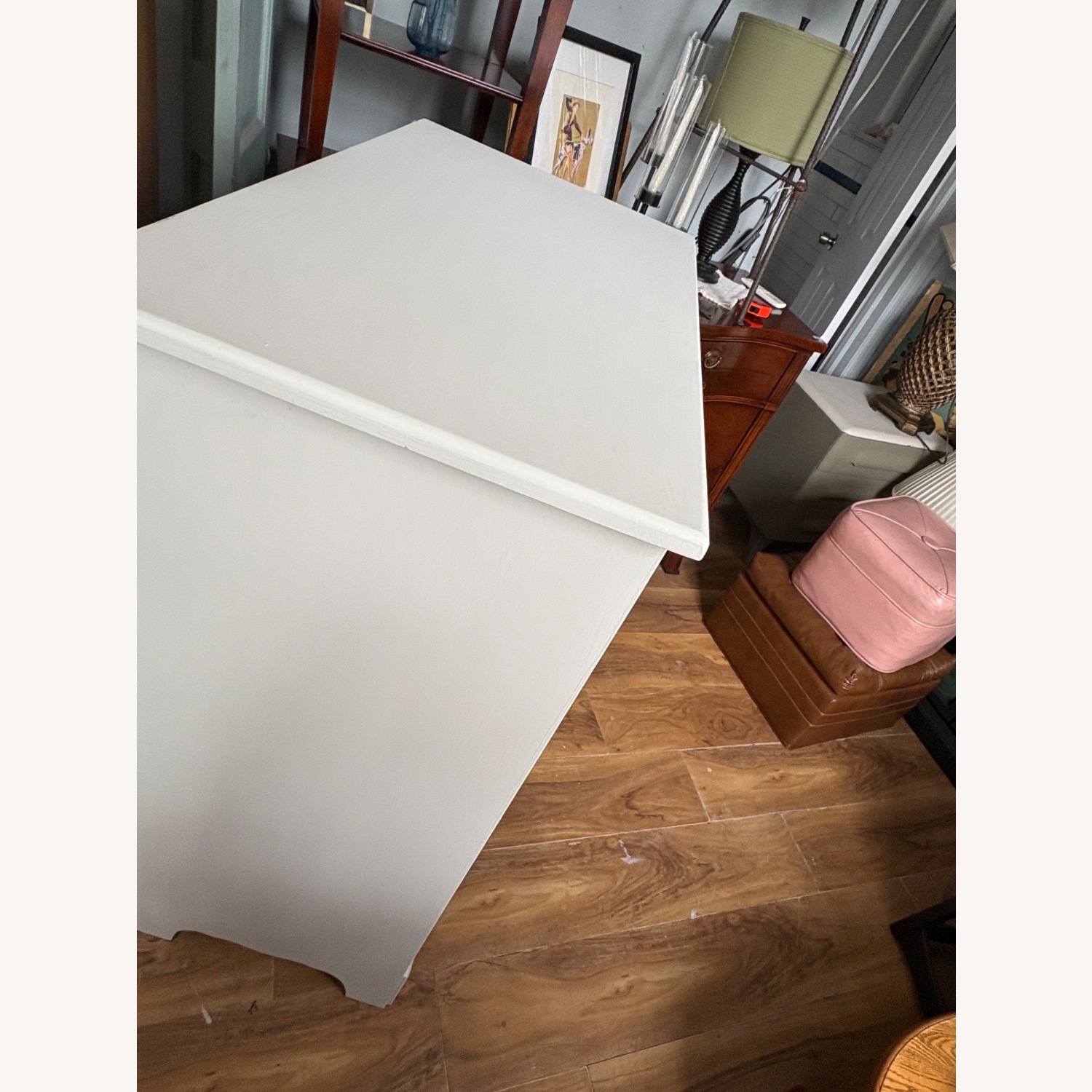 Vermont Furniture White Wood Dresser - image-9