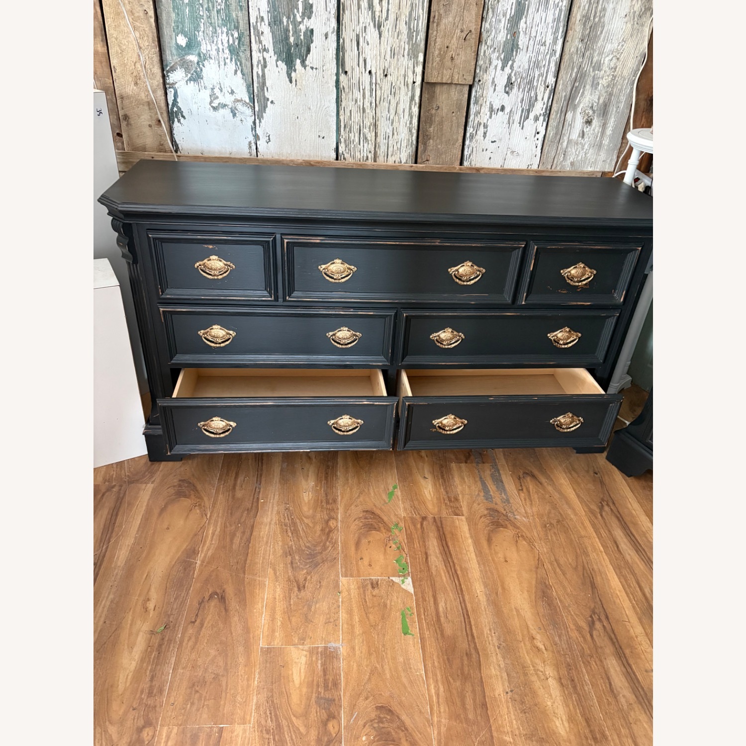 Black Wood Dresser - image-2
