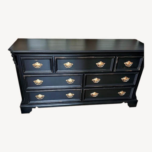 Used Black Wood Dresser for sale on AptDeco