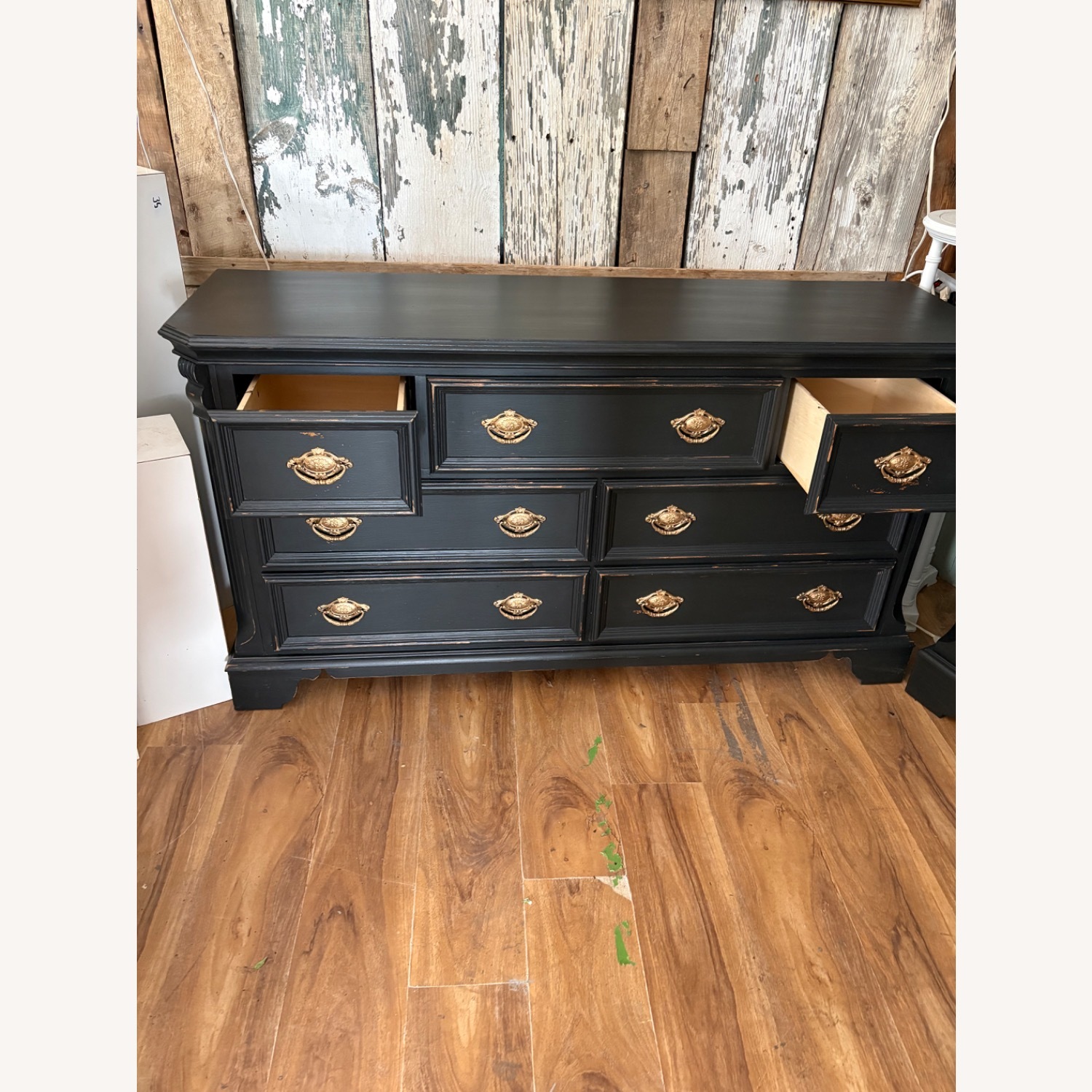 Black Wood Dresser - image-4