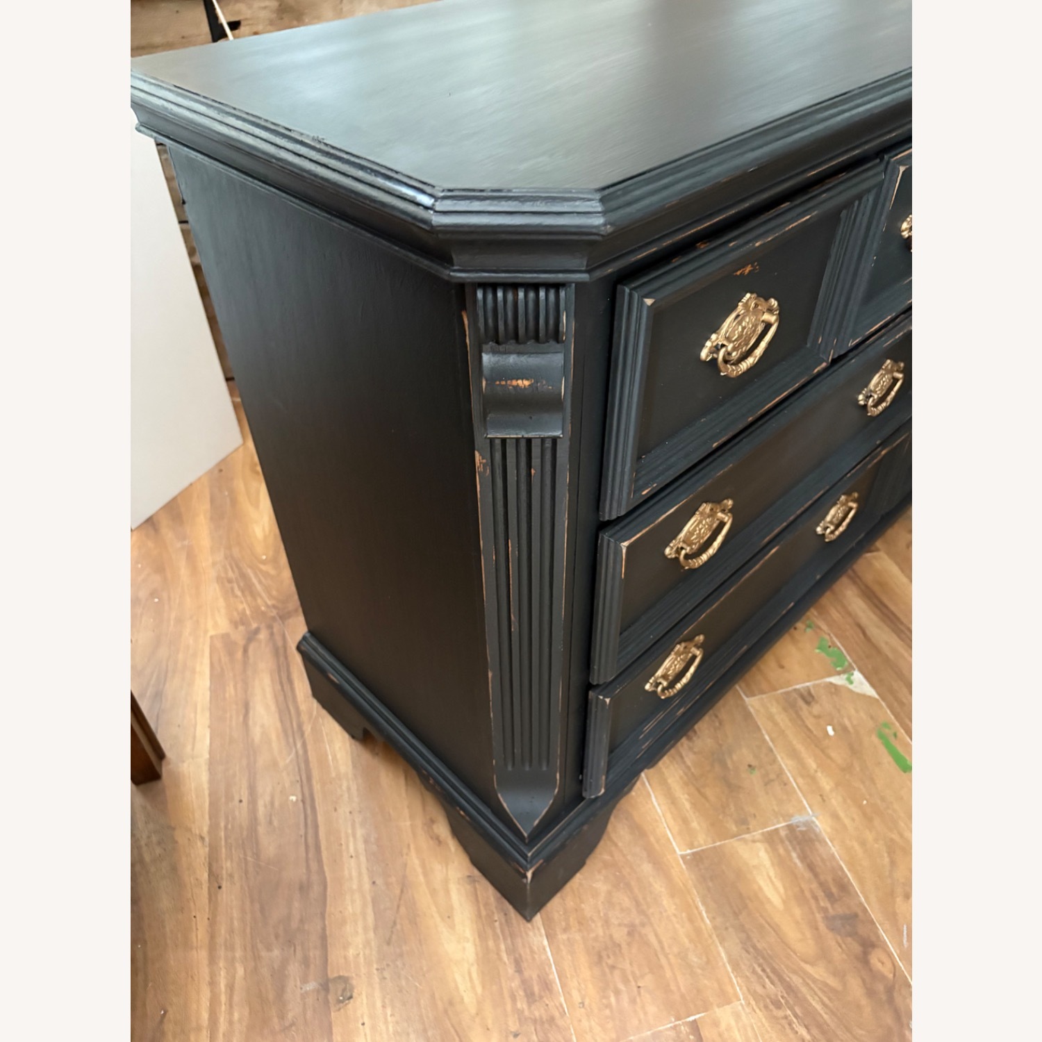 Black Wood Dresser - image-6