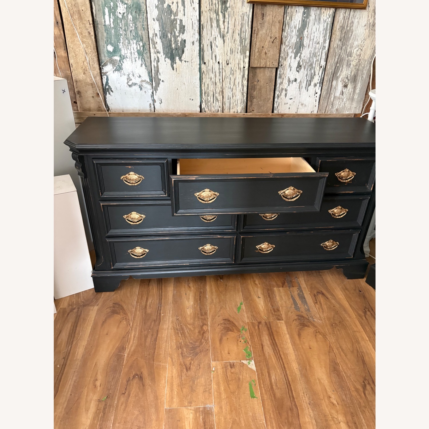Black Wood Dresser - image-5