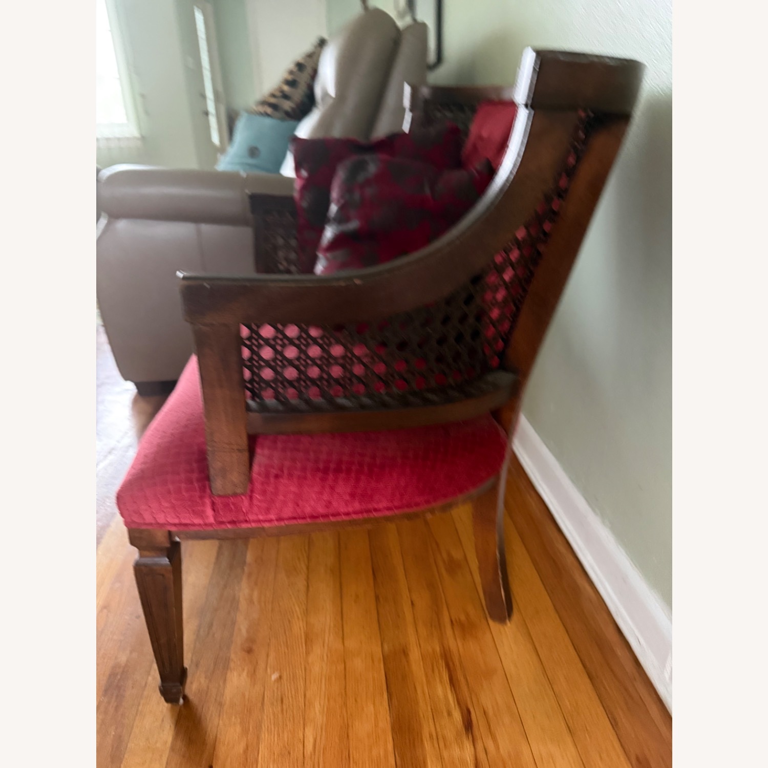 Red Vintage Accent Chairs - image-8