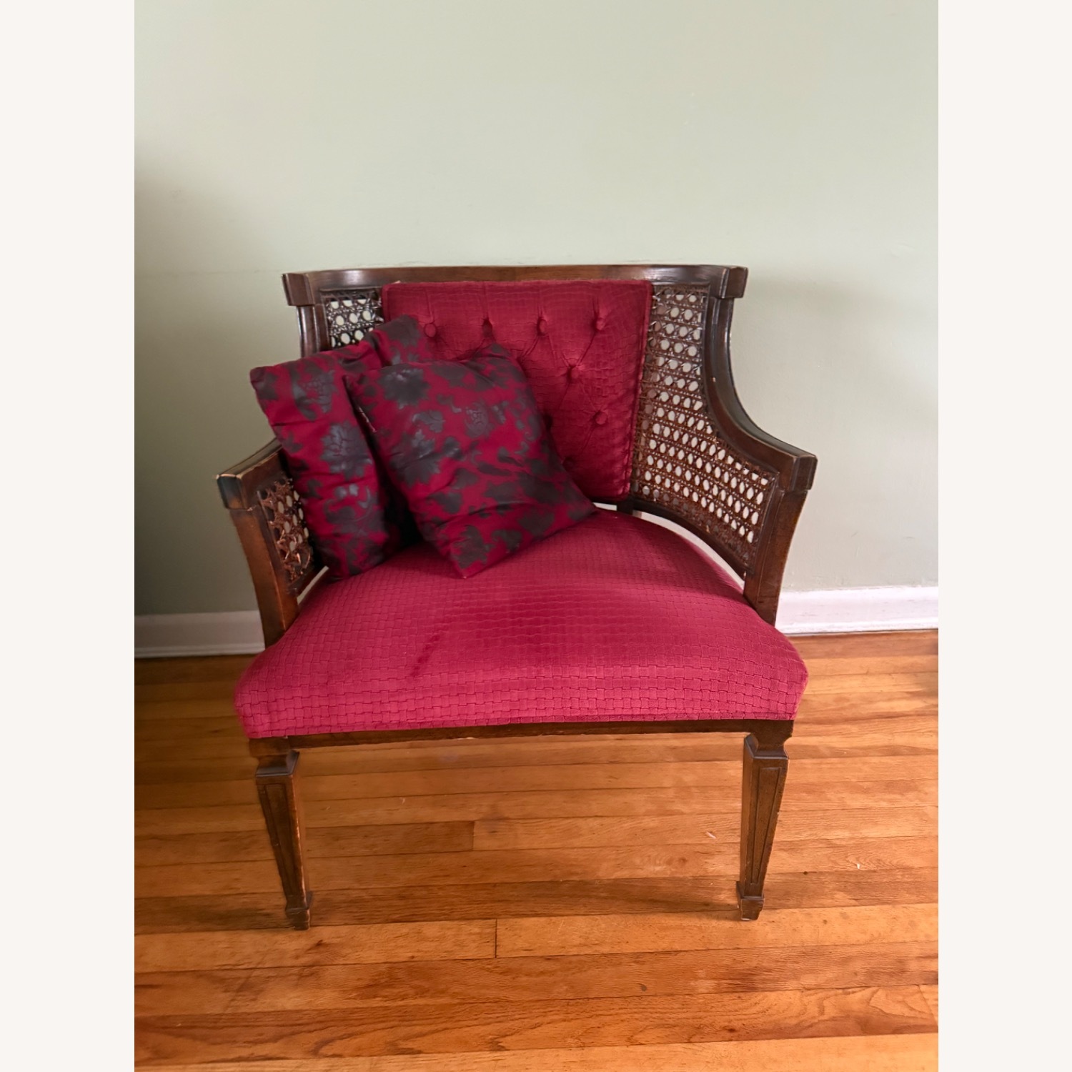 Red Vintage Accent Chairs - image-7