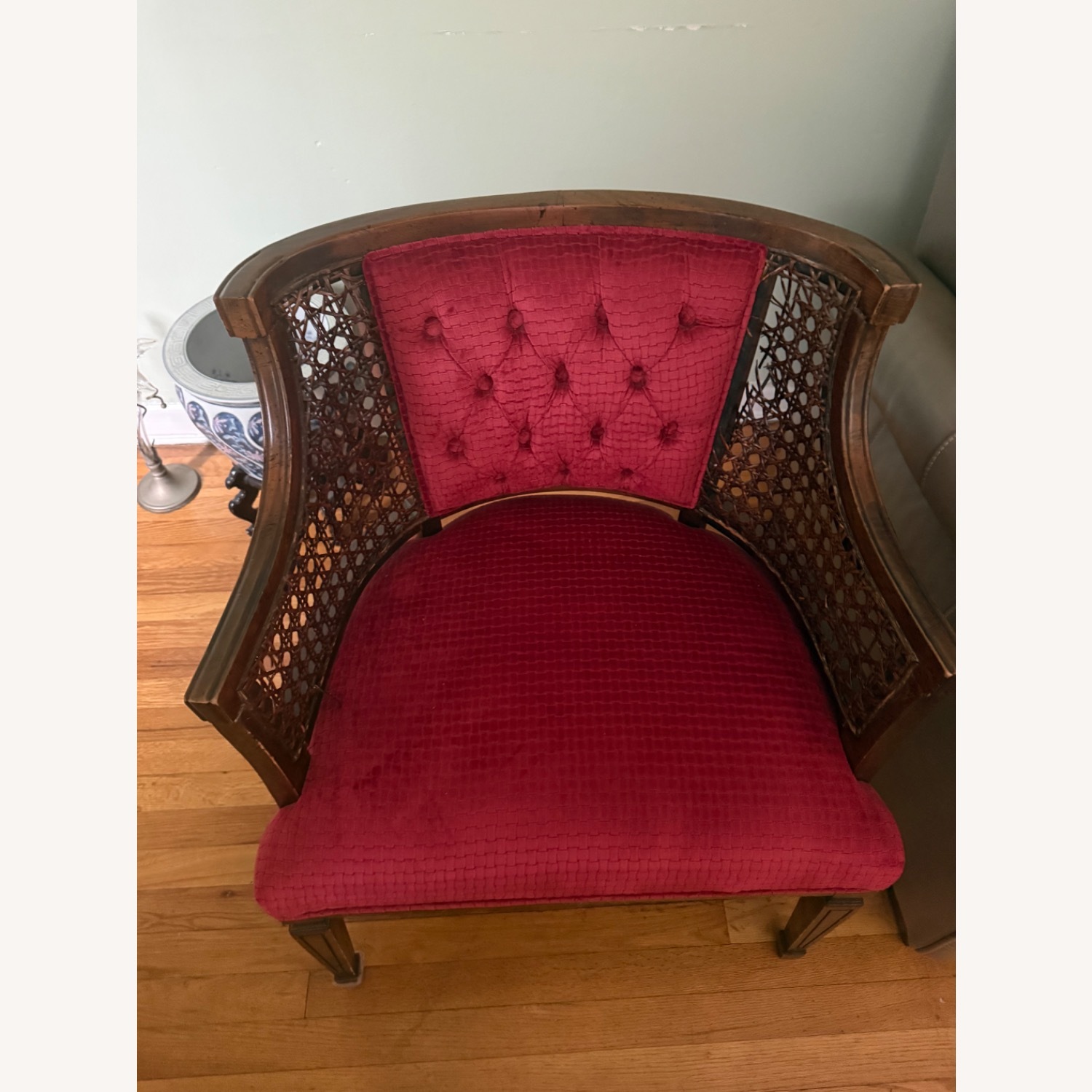 Red Vintage Accent Chairs - image-5