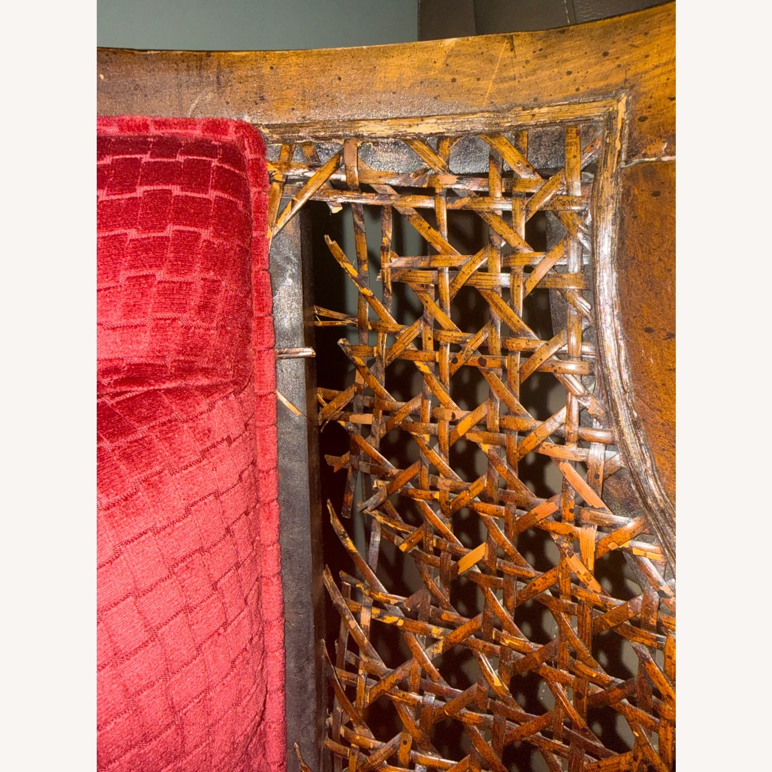 Red Vintage Accent Chairs - image-4