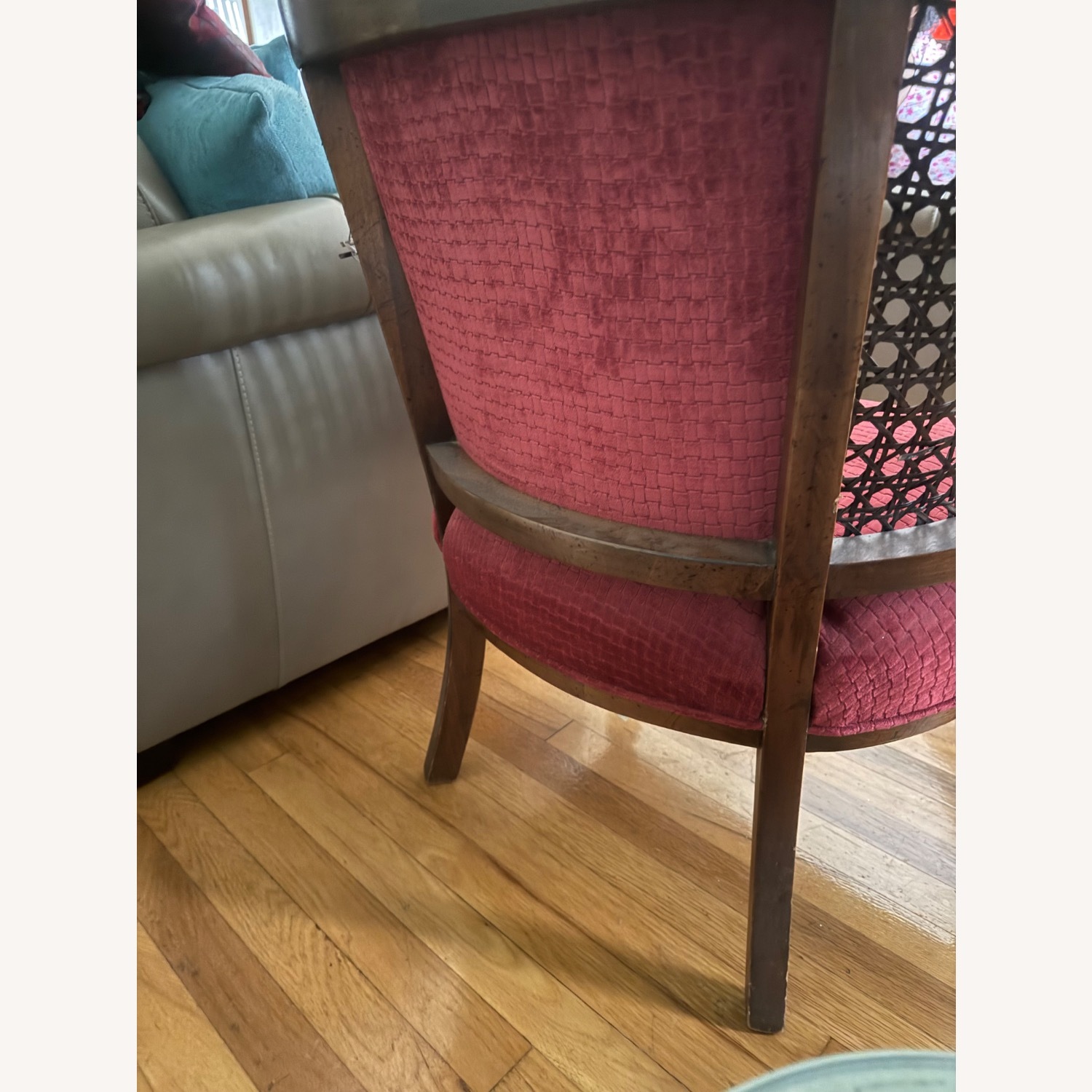 Red Vintage Accent Chairs - image-6