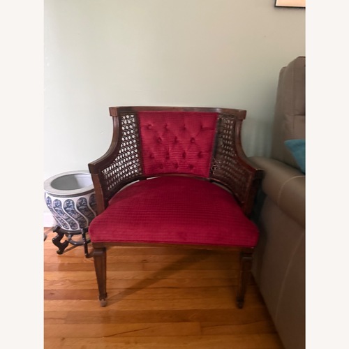 Used Red Vintage Accent Chairs for sale on AptDeco