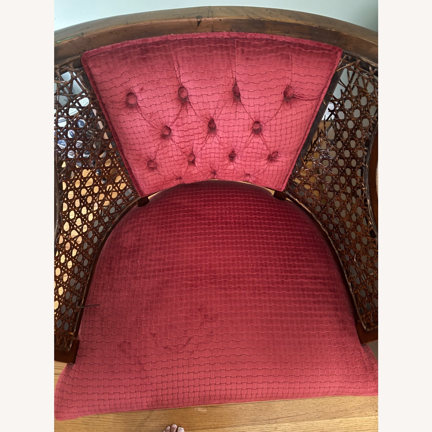 Red Vintage Accent Chairs - image-2