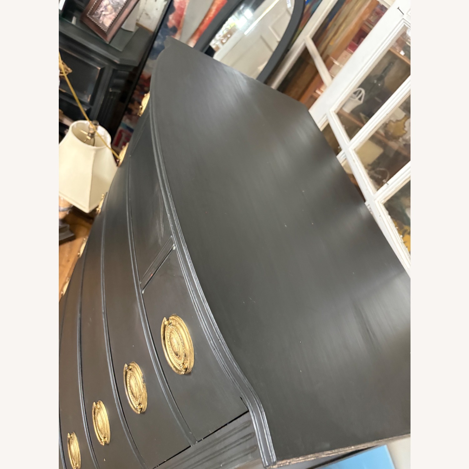 Vintage/Antique Finds Black Wood Dresser - image-7
