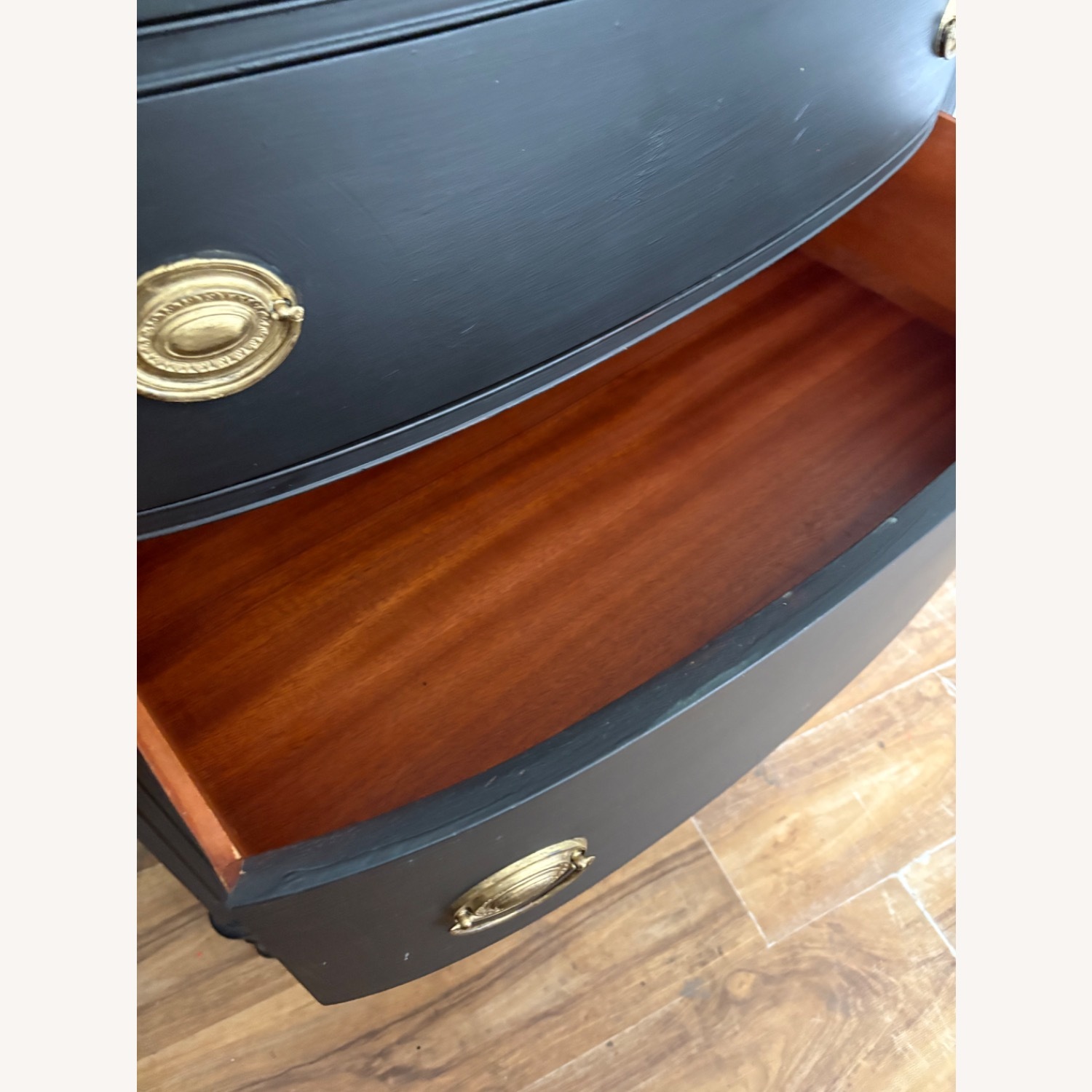 Vintage/Antique Finds Black Wood Dresser - image-10