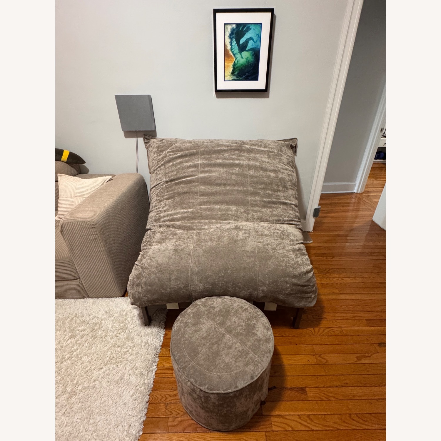 Lovesac PillowSac Accent Chair & Squattoman Bundle - image-1