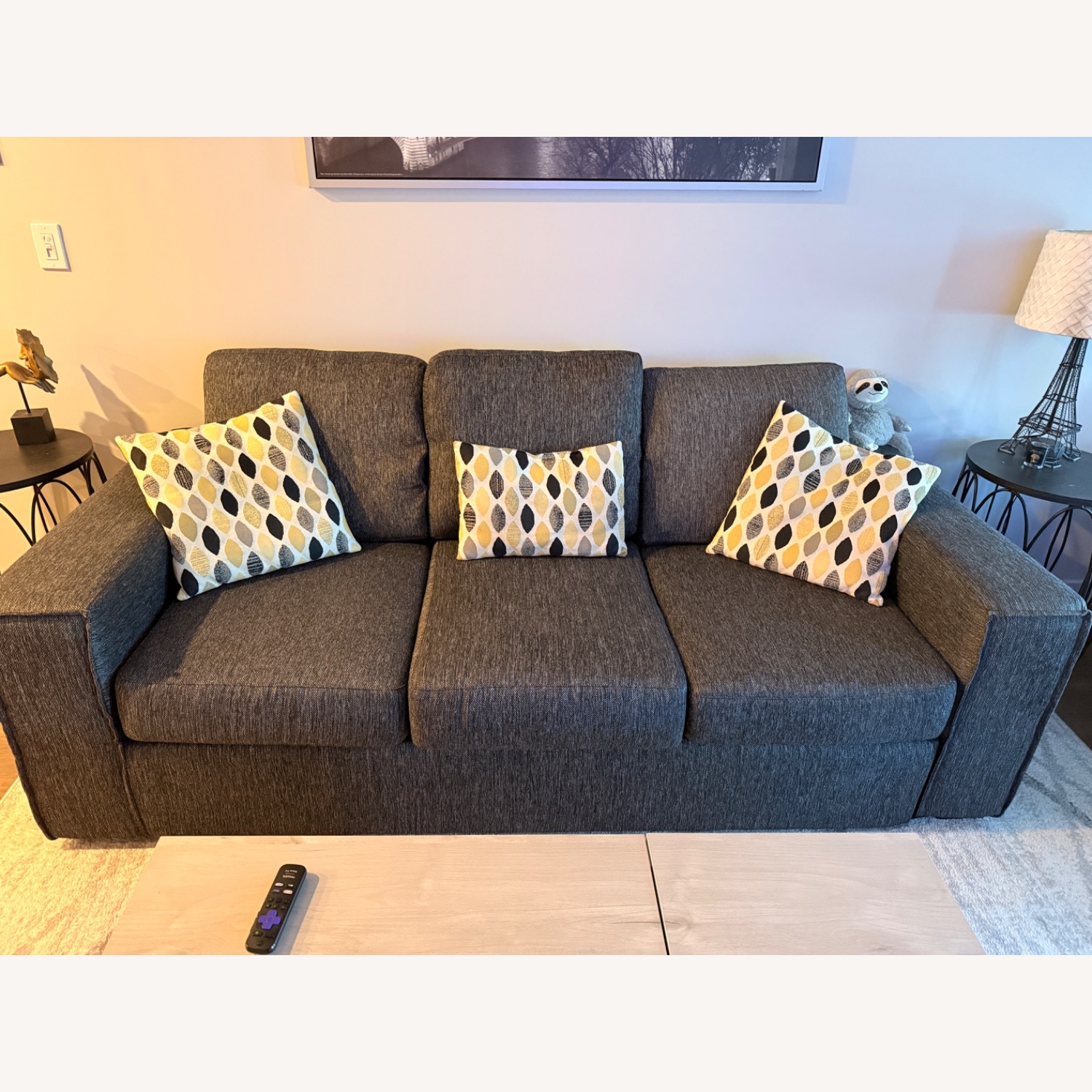 Blue/Gray Couch - image-1