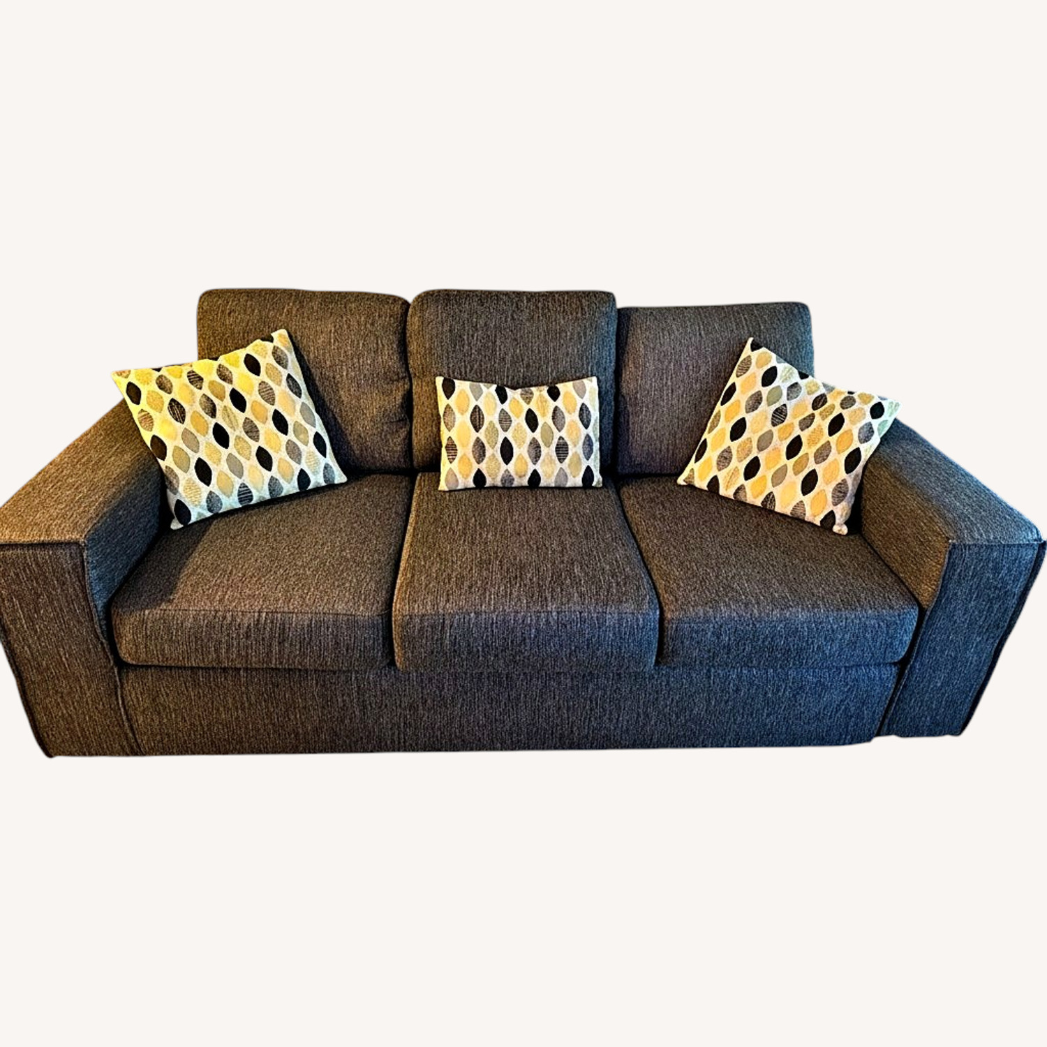Blue/Gray Couch - image-0