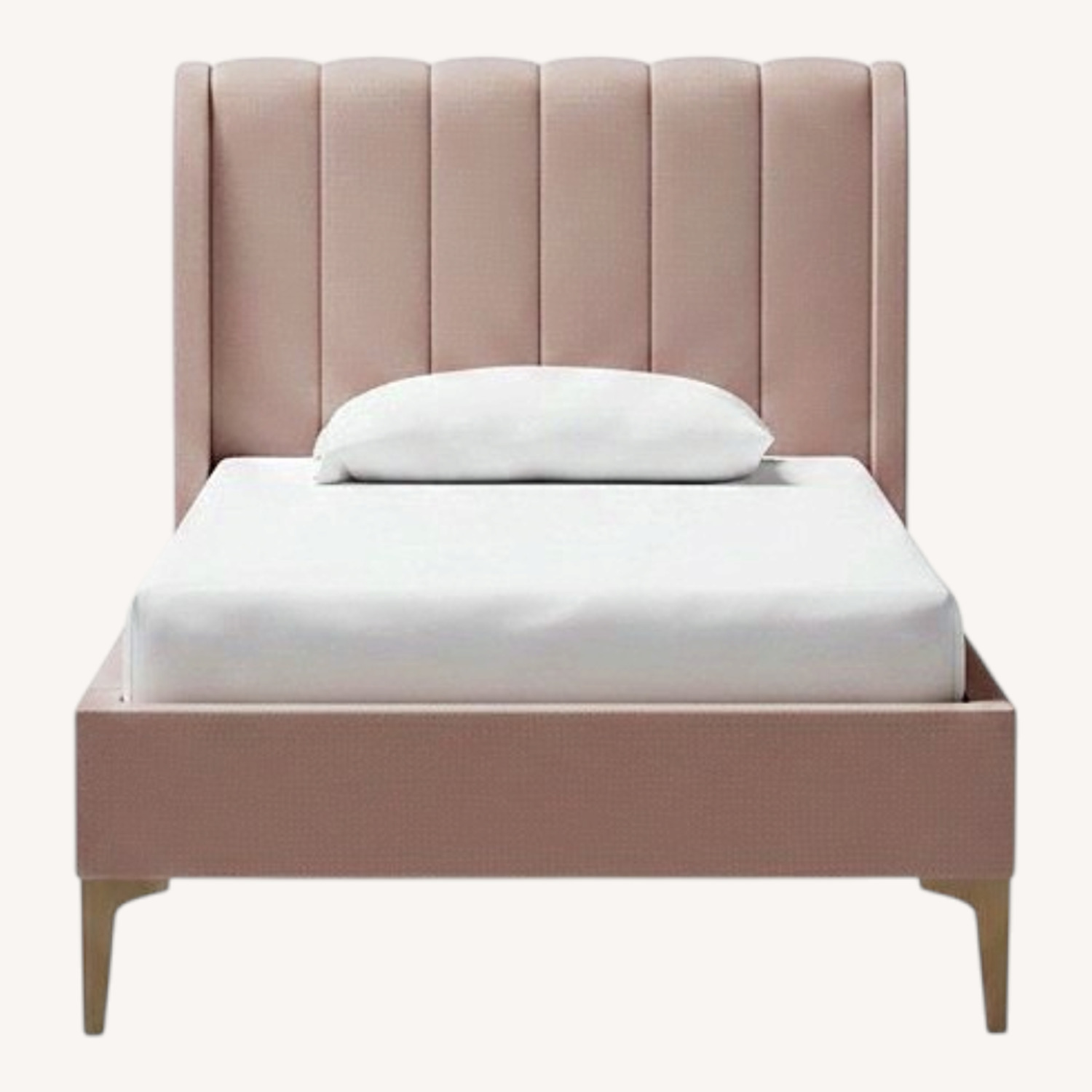 Pottery Barn Upholstered Twin Bed - image-0