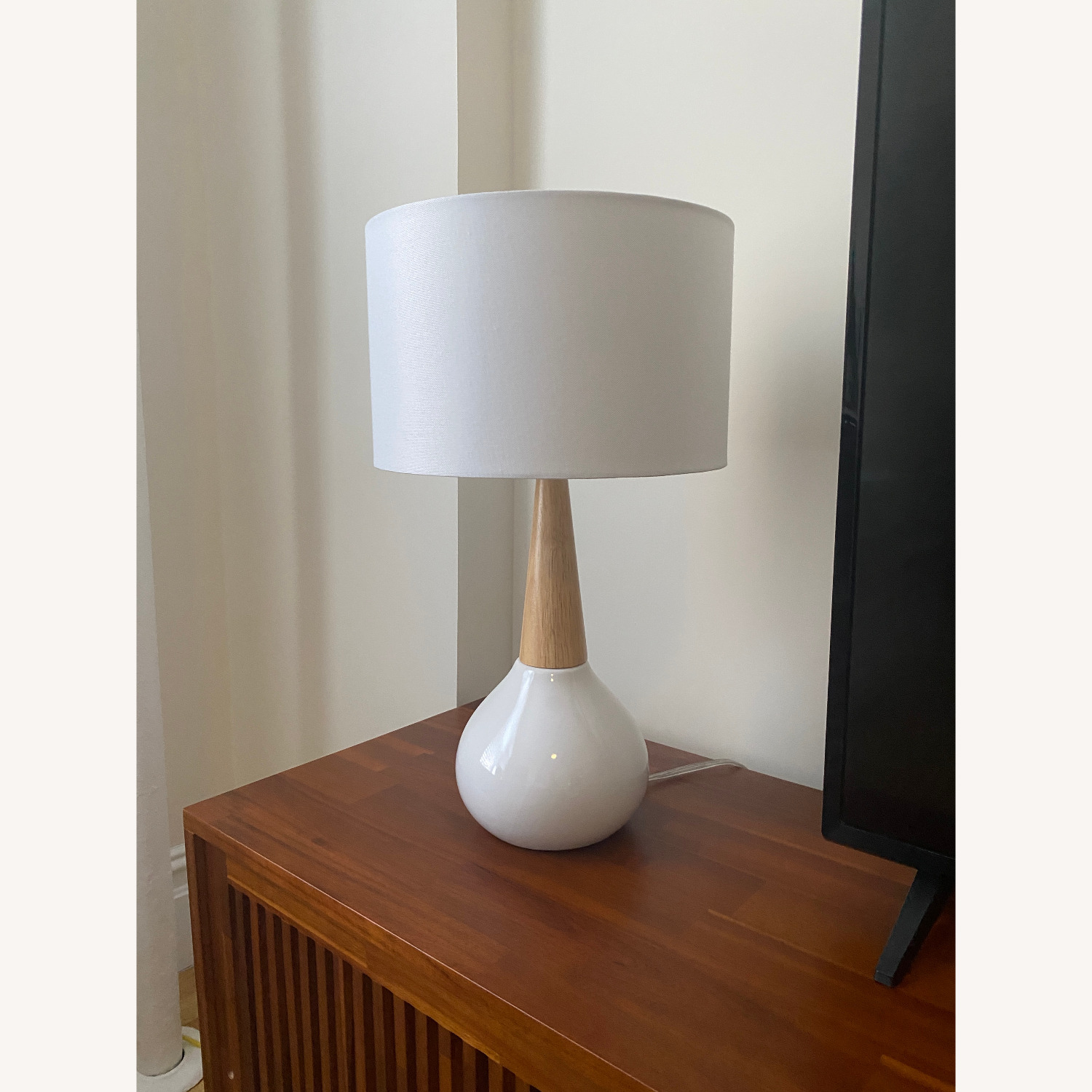 AllModern Scotia Ceramic and Wood Table Lamp - image-3